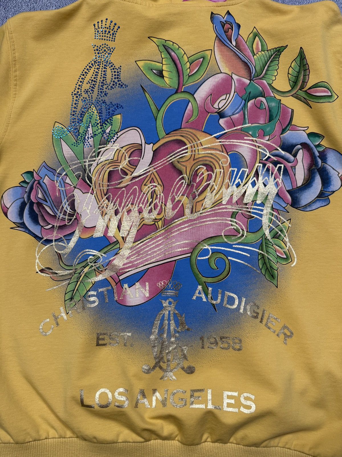 Christian Audigier Vintage Y2K Christian Audigier Zip Hoodie Size US M / EU 48-50 / 2 - 9 Thumbnail