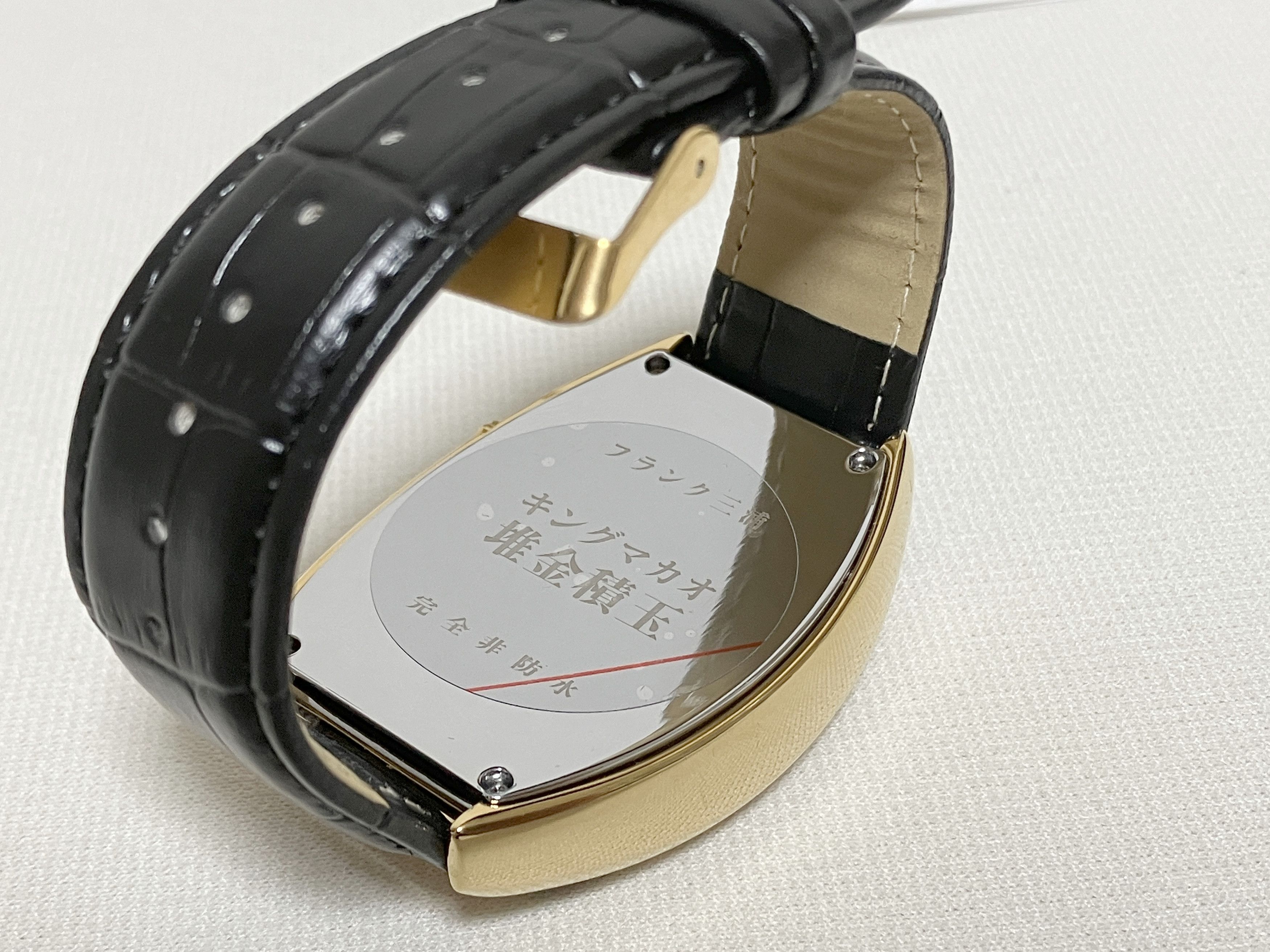 Japanese Brand Frank Miura Life's a Gamble Watch King Macau Dice black gold Size ONE SIZE - 6 Thumbnail