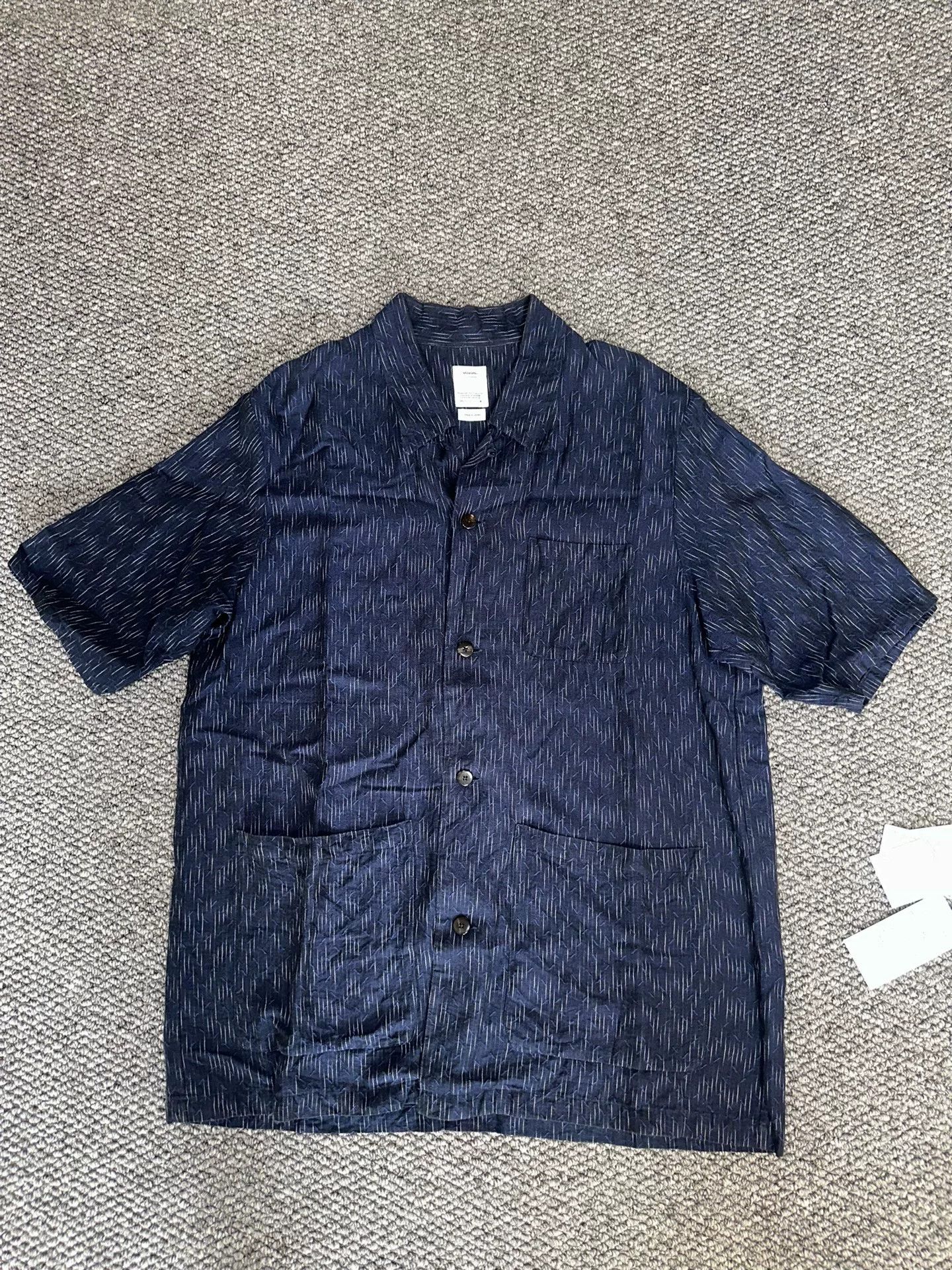 Visvim visvim ellery linen cotton blend shirt Size US M / EU 48-50 / 2 - 1 Thumbnail