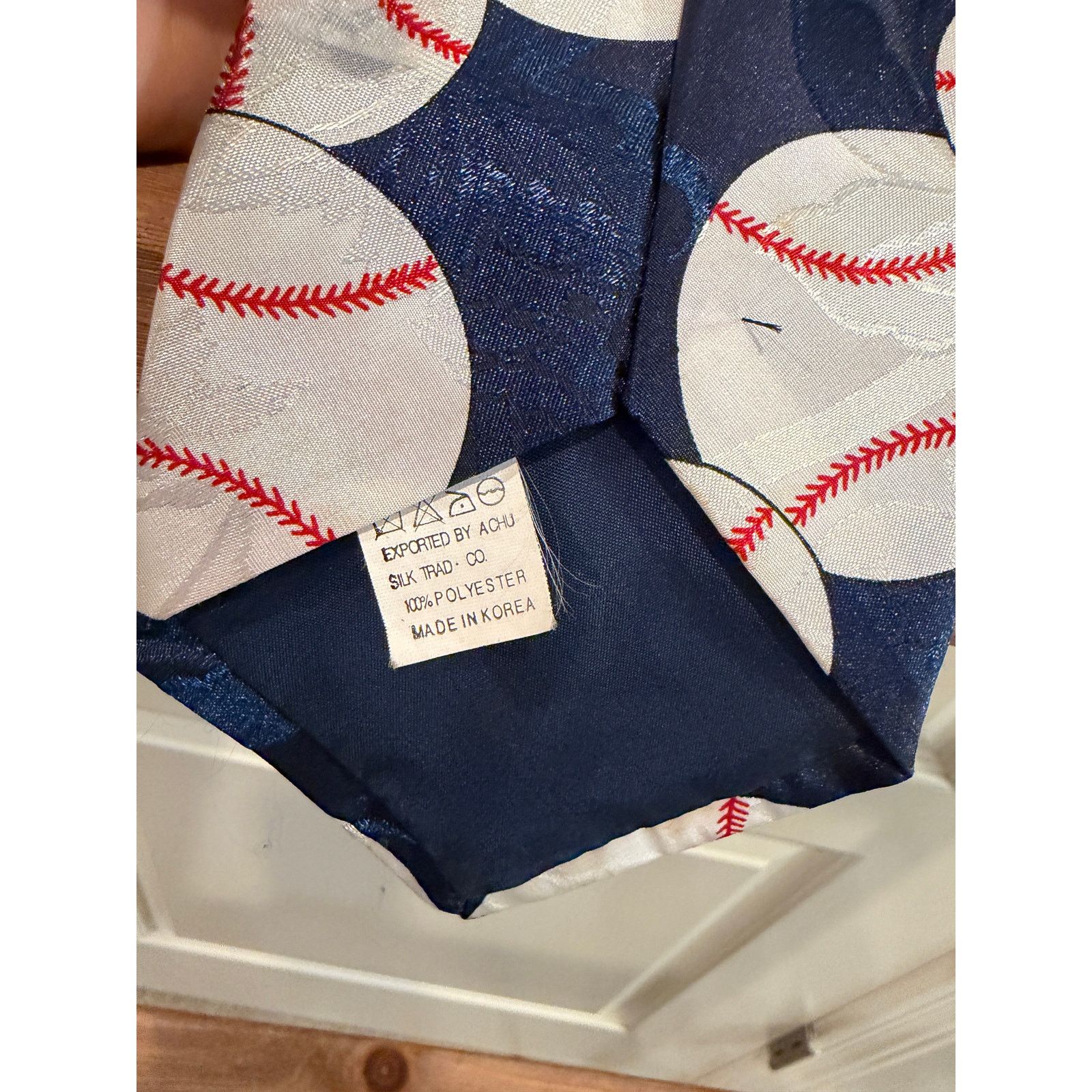 Other Dino Romero- Navy baseball necktie Size ONE SIZE - 2 Thumbnail
