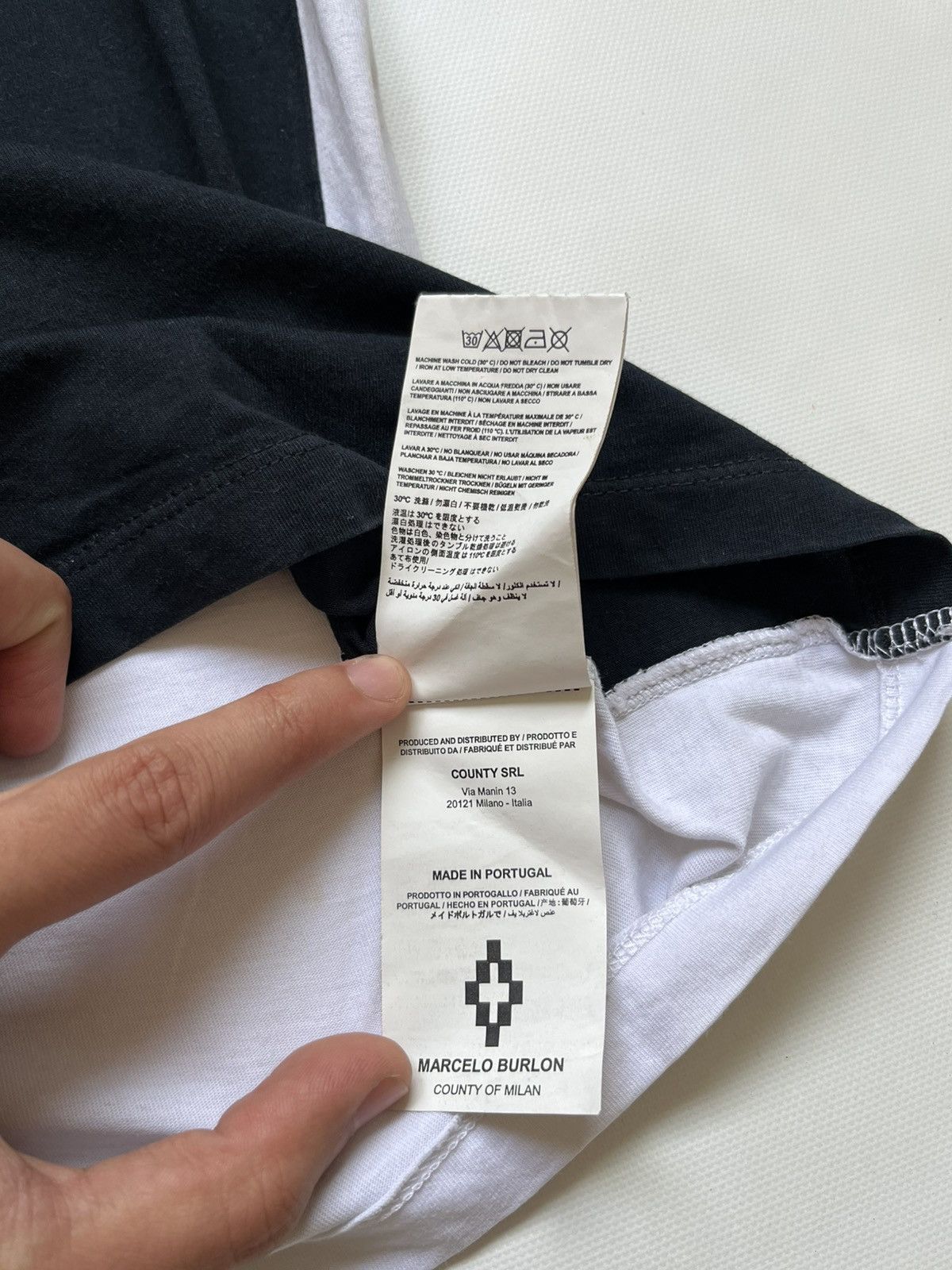 Marcelo Burlon Remera Marcelo Burlon County of Milan “Wings” Size US L / EU 52-54 / 3 - 7 Thumbnail