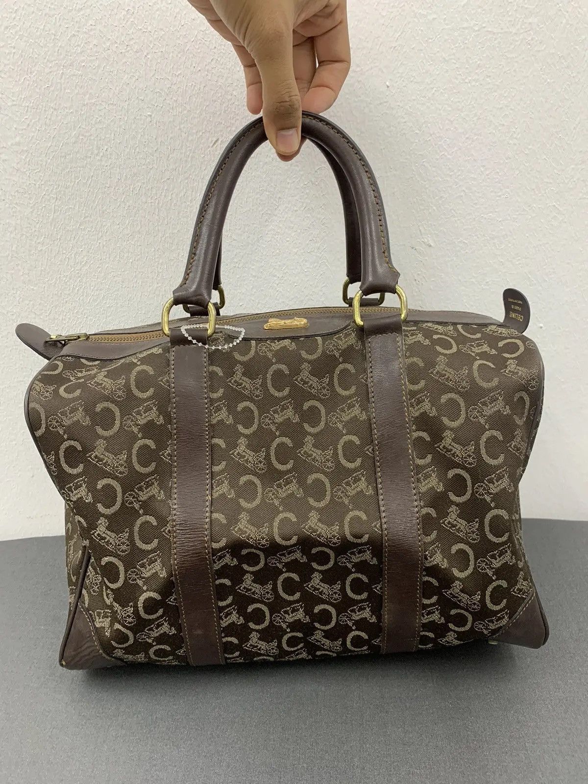 Celine Vintage Celine Monogram Handbag Size ONE SIZE - 1 Thumbnail
