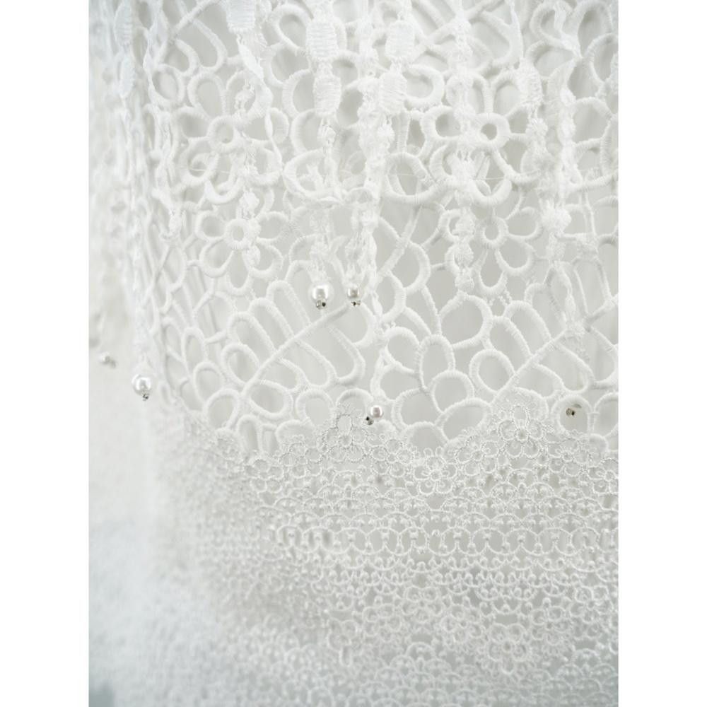 Elie Tahari NWT Elie Tahari Lace Beaded Off The Shoulder Blouse Size S Size S / US 4 / IT 40 - 5 Thumbnail