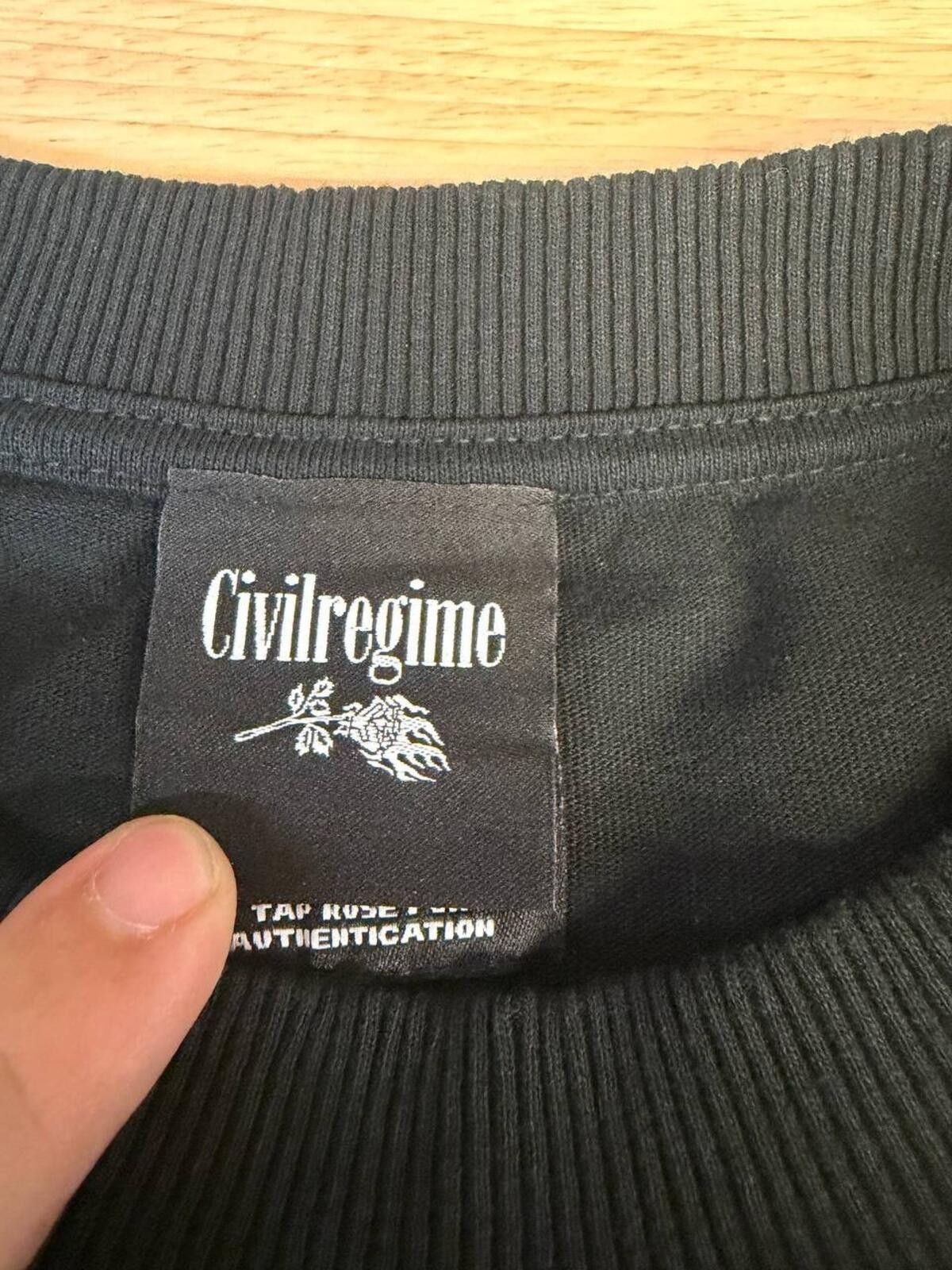 Civil Regime Civil Regime Hell Bent Heaven Sent L Black Streetwear Size US L / EU 52-54 / 3 - 4 Thumbnail