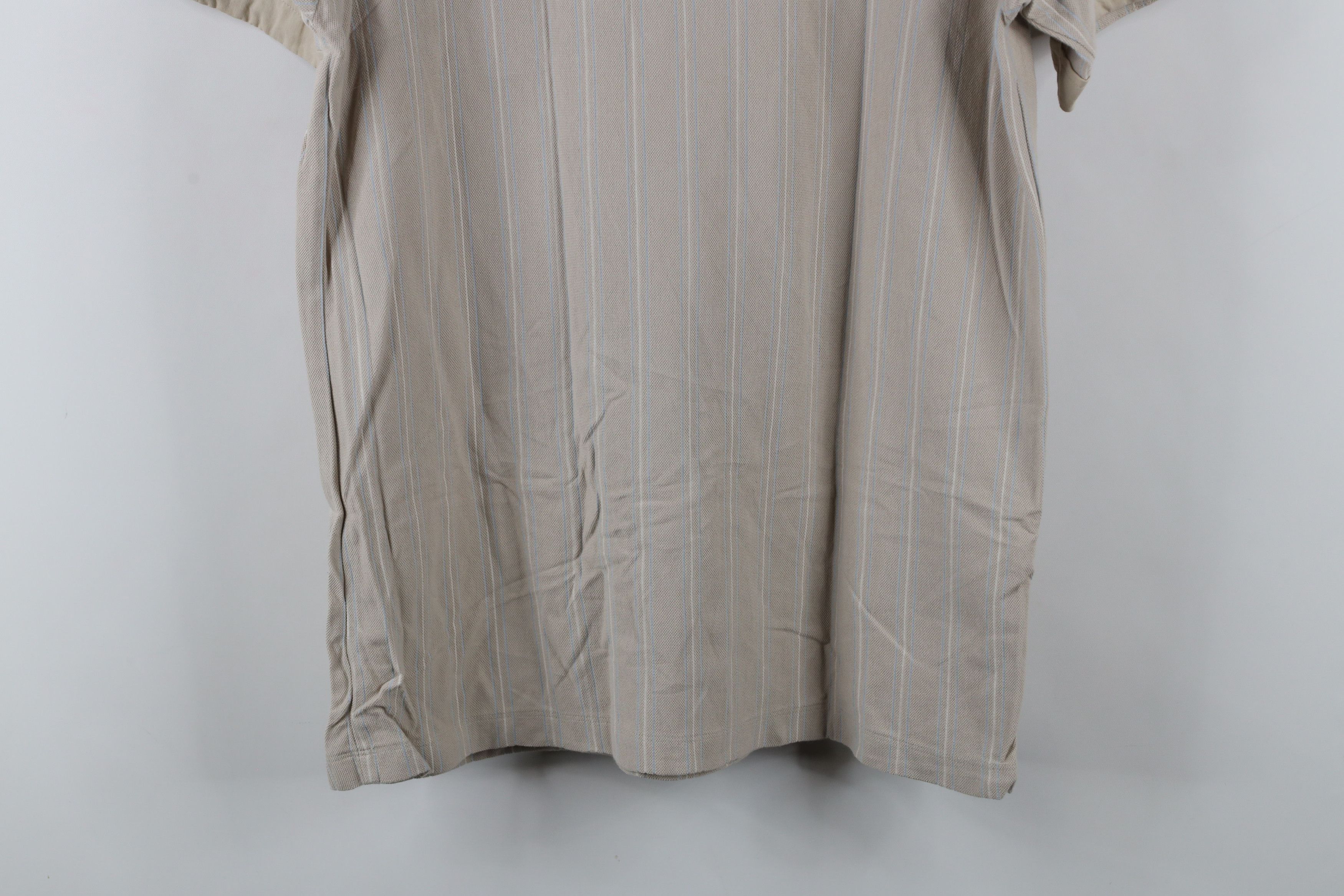 Vintage Vintage Streetwear Cotton Blend Striped Collared Polo Shirt Size US L / EU 52-54 / 3 - 10 Thumbnail