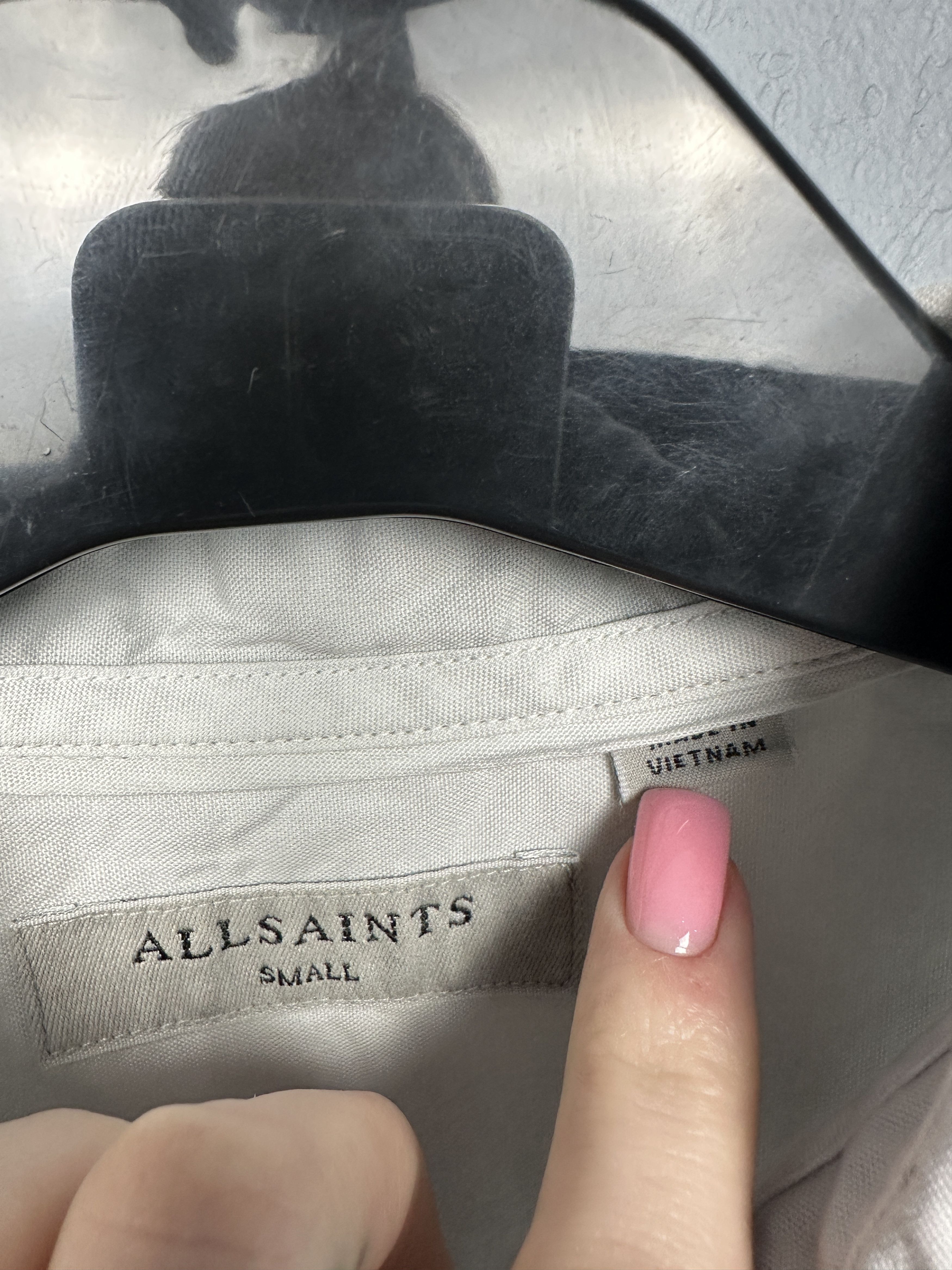 Allsaints Allsaints Mens Redondo Long Sleeve Shirt Size US S / EU 44-46 / 1 - 5 Thumbnail