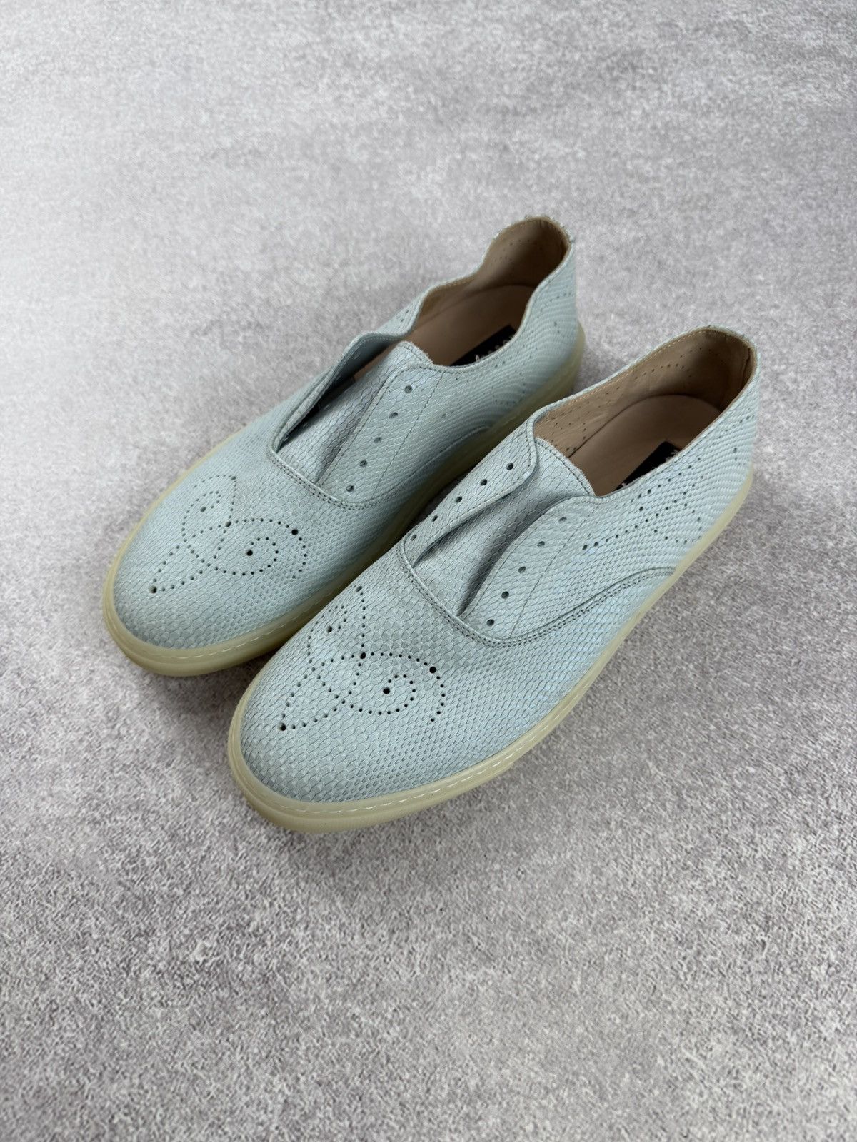 Fratelli Rossetti Frattelli Rossetti One Women’s Light Blue Leather Slip On Size US 9 / IT 39 - 5 Thumbnail