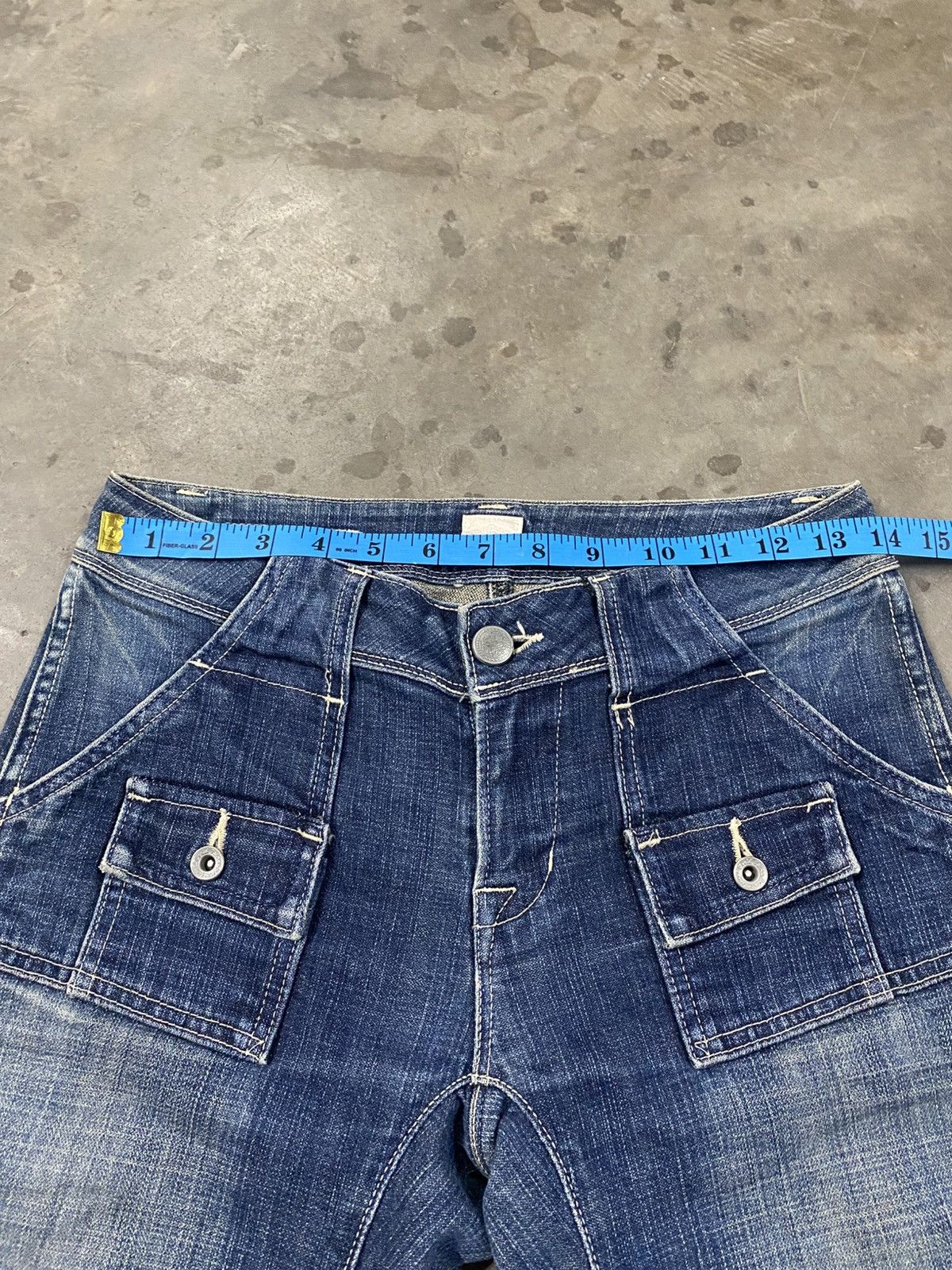 Edwin Flare Jeans Brappers by Edwin Mud Rusty Flared @319 Size US 27 - 15 Thumbnail