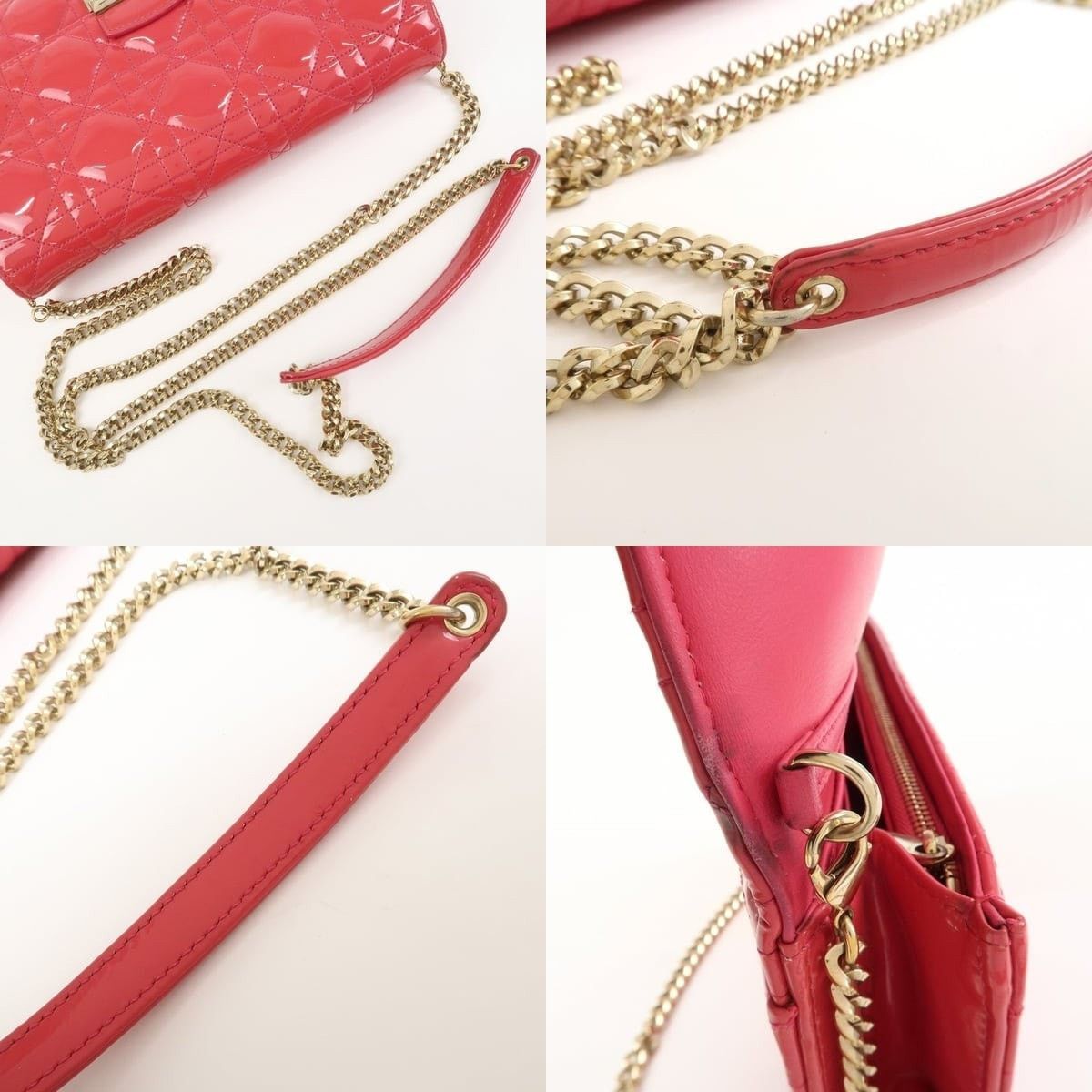 Christian Dior Monsieur Christian Dior Patent Leather Shoulder Bag Size ONE SIZE - 4 Thumbnail
