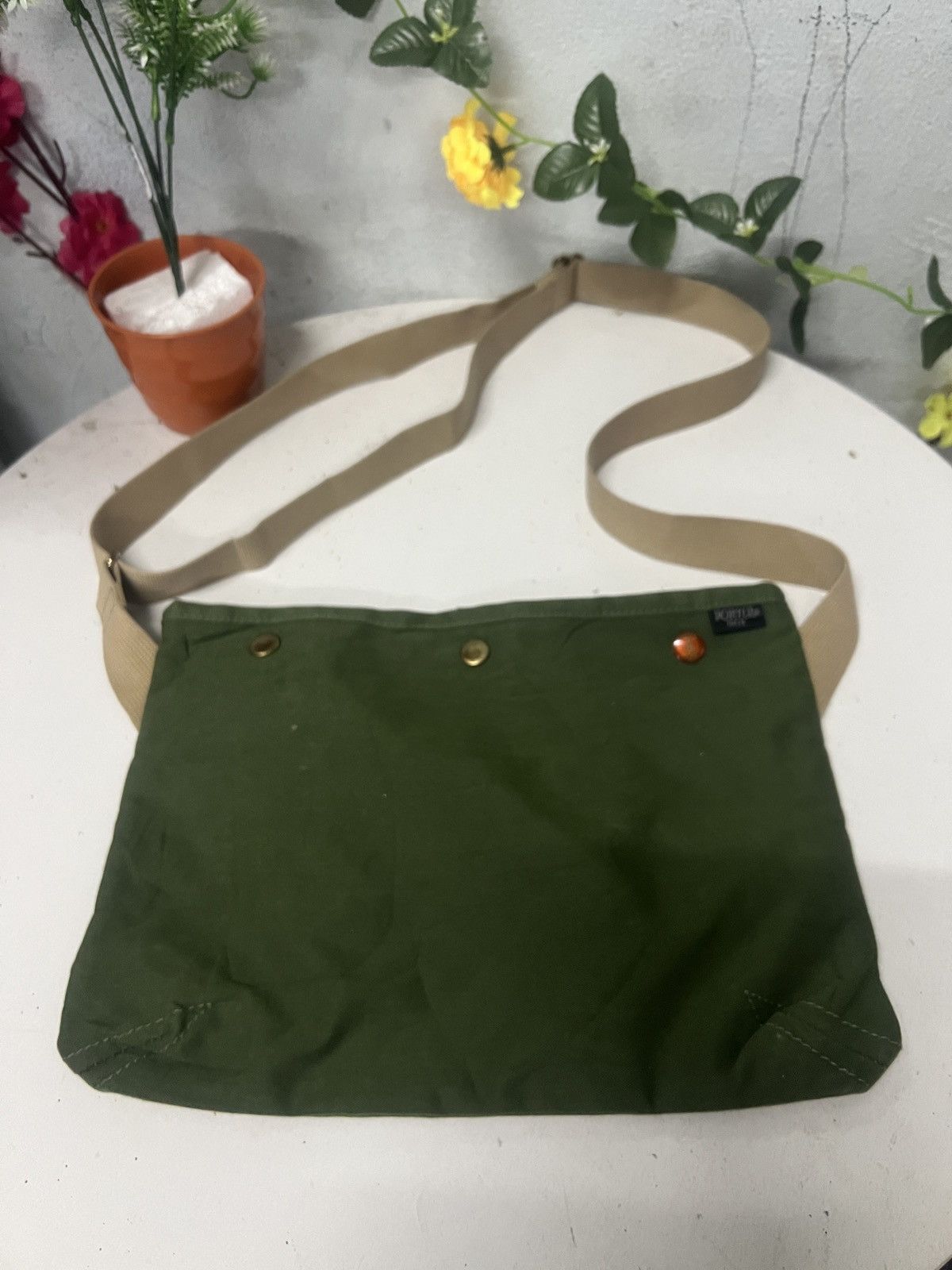 Porter Porter Green Shoulder Bag Size ONE SIZE - 2 Thumbnail