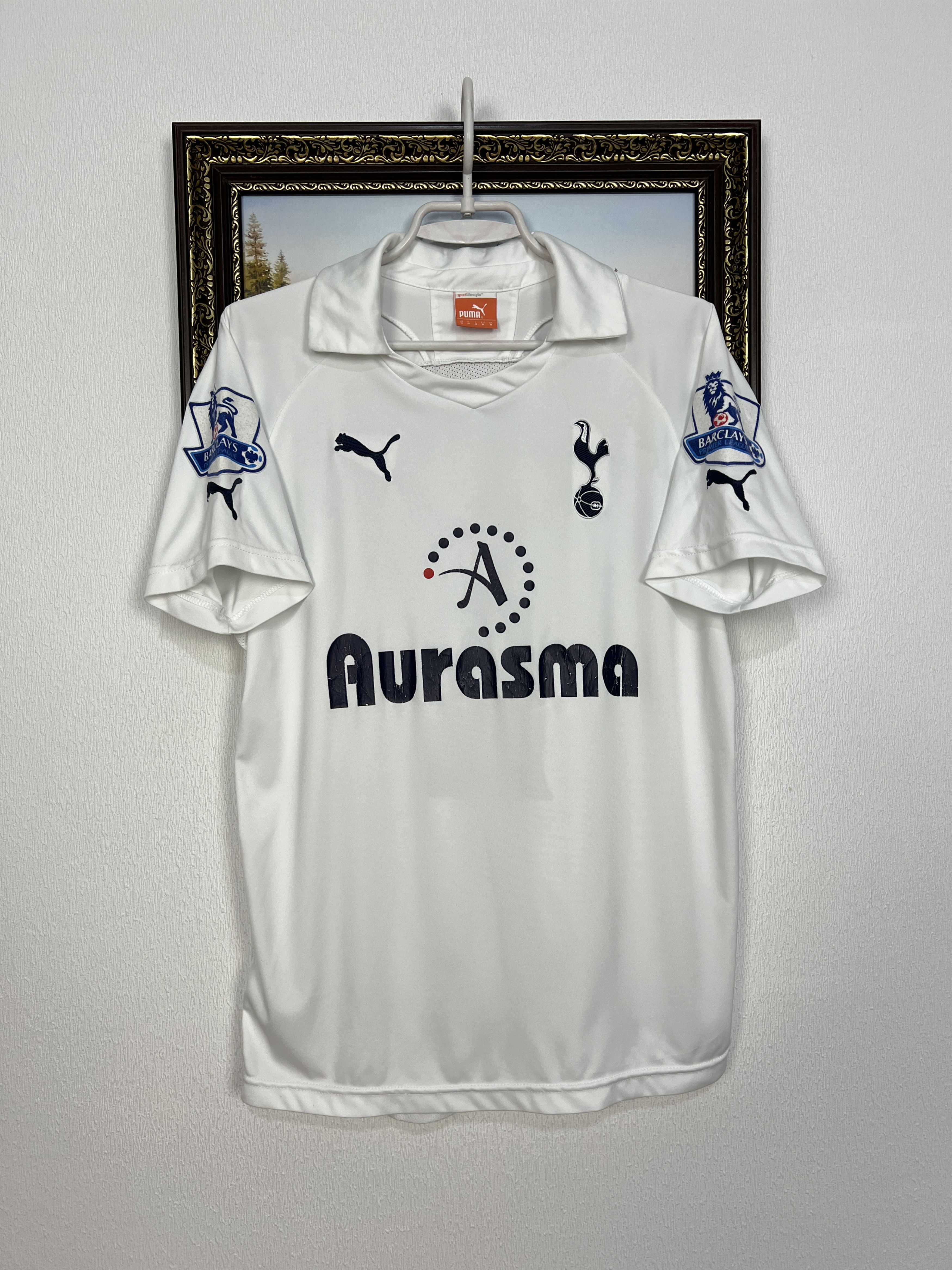 Puma Tottenham Hotspur football shirt #11 Van Der Vaart Jersey Size US M / EU 48-50 / 2 - 3 Thumbnail