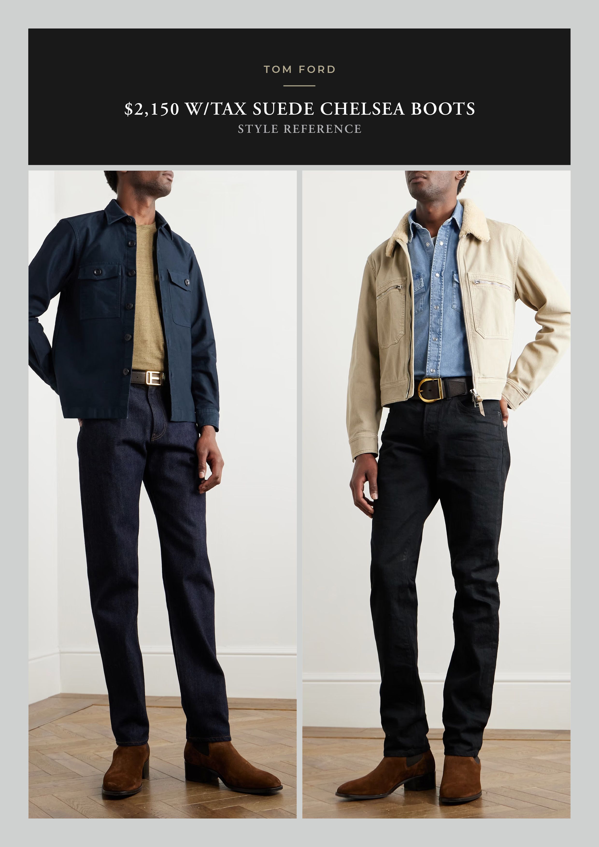 Tom Ford Best Dressed $2,150 w/Tax TOM FORD Suede Boots Size US 10.5 / EU 43-44 - 6 Thumbnail