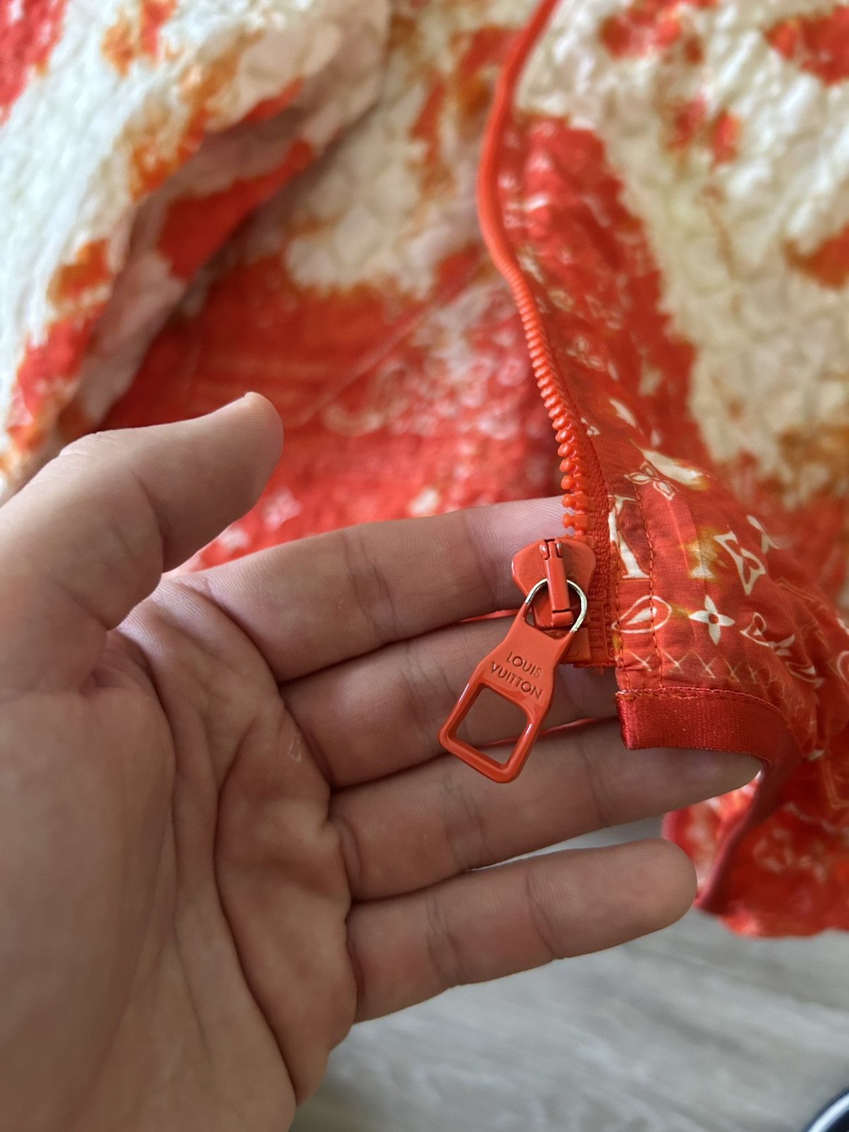 Louis Vuitton Louis Vuitton Orange Bleached Bandana Monogram Jacket Size US M / EU 48-50 / 2 - 4 Thumbnail