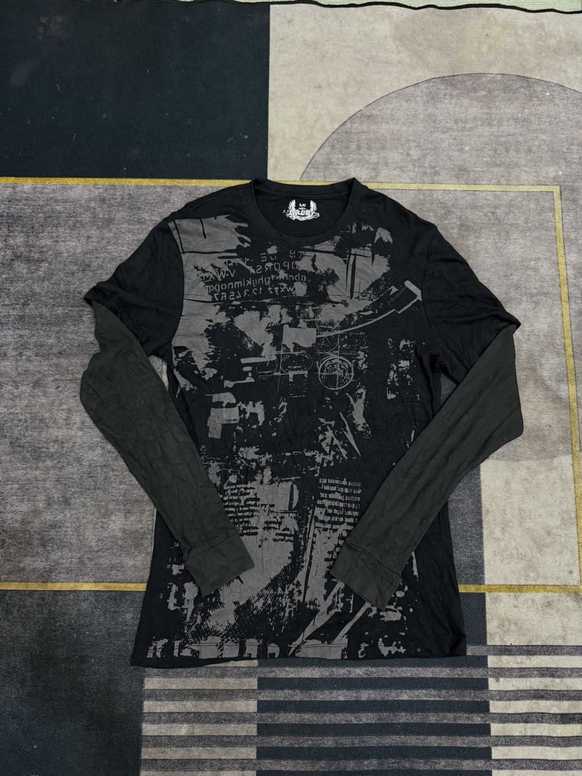 トップス IF SIX WAS NINE PAISLEY SKULL design tee If Six Was Nine Paisley Skull Design Tee Pit to pit 18.9
