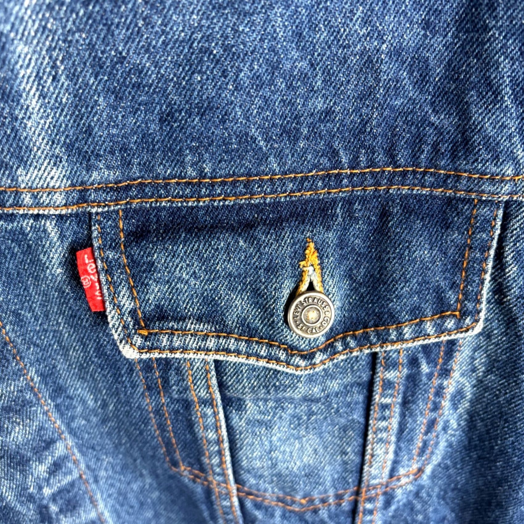 Levi's Levi's Denim Jacket Blue Cotton Size S Men’s Vintage Jacket Size US S / EU 44-46 / 1 - 5 Thumbnail