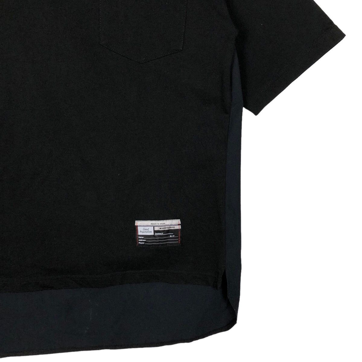 Maison MIHARA YASUHIRO 🔥Rich Black - Short Sleeve Oversized T-Shirt Big Logo Size US S / EU 44-46 / 1 - 4 Thumbnail