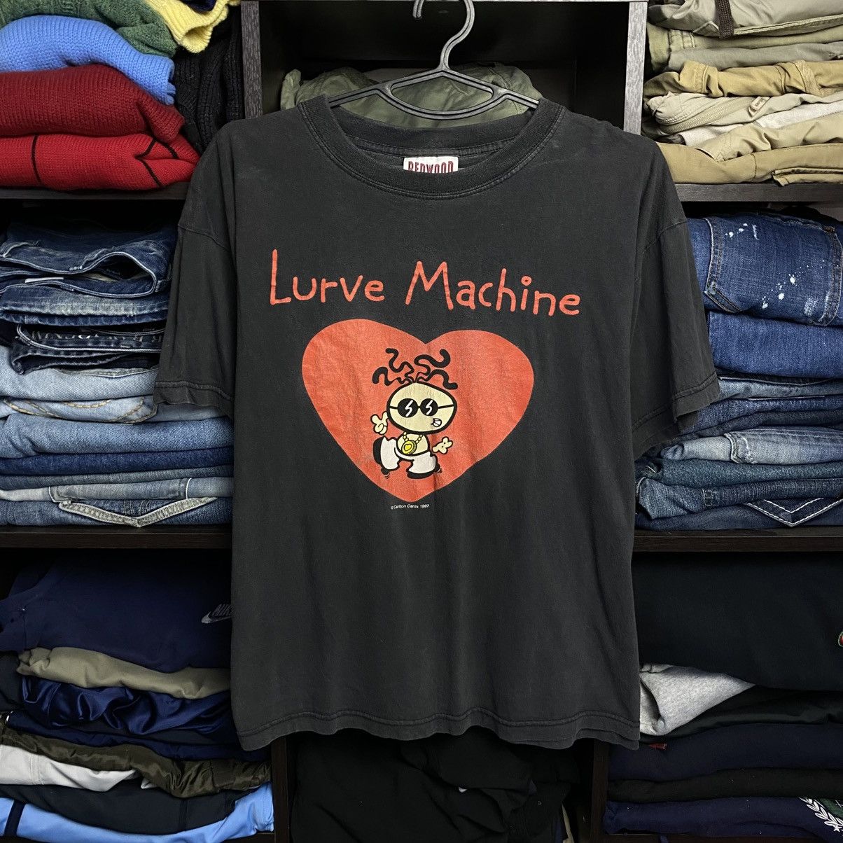 Cartoon Network Vintage Lurve Machine Carlton Cards 1997 big logo tee size L Size US L / EU 52-54 / 3 - 1 Thumbnail