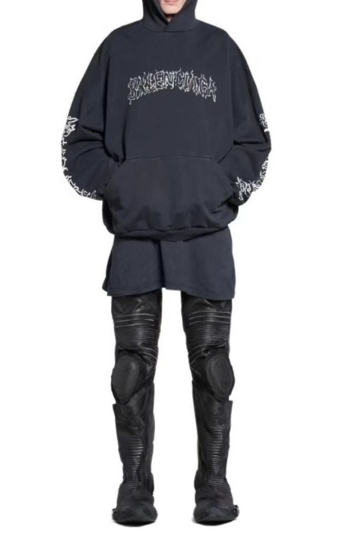 Balenciaga Balenciaga 24fw Dragon Pattern Flame Metal Hoo2412-Nextarrow Size US M / EU 48-50 / 2 - 6 Thumbnail