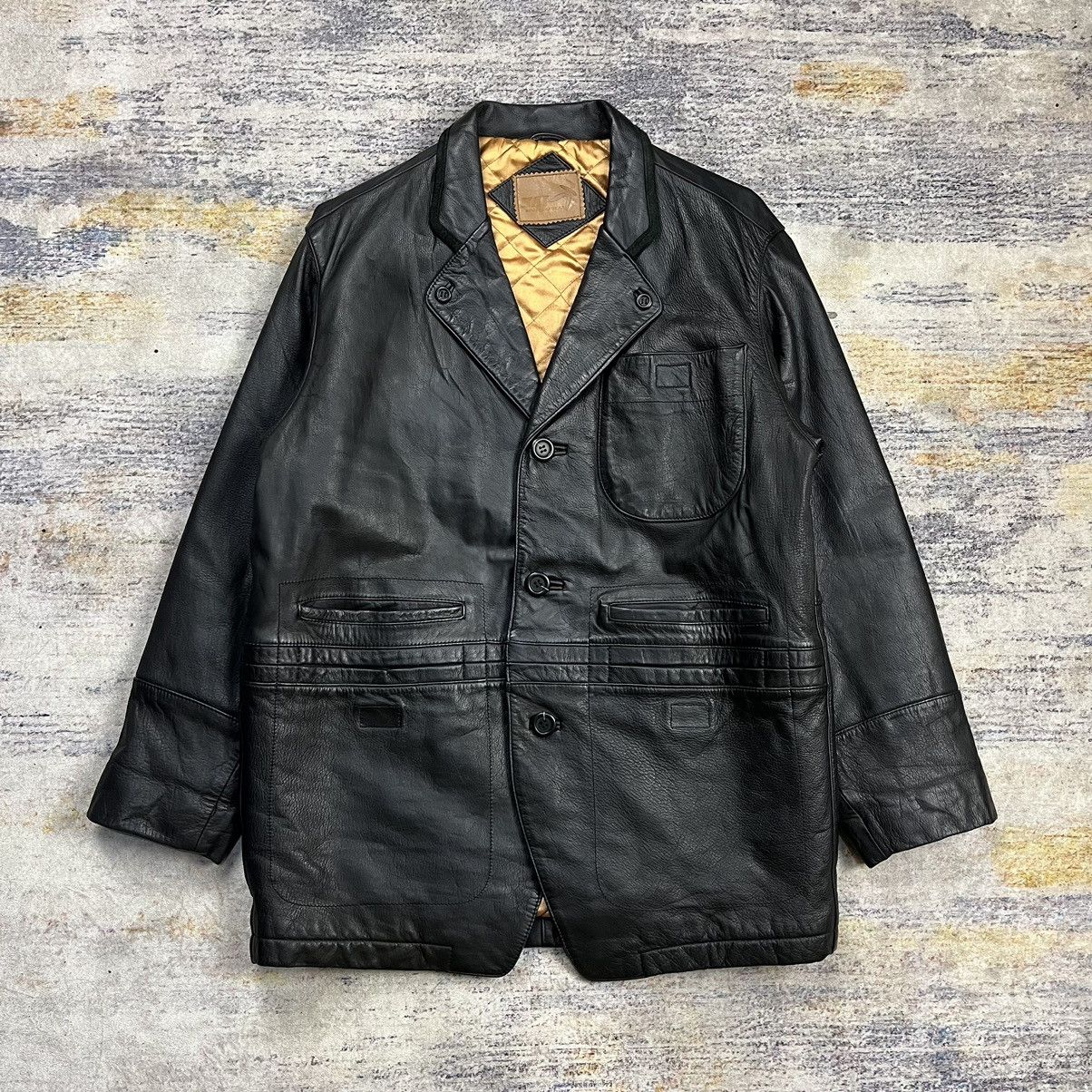 ジャケット・アウター 90s HAI sporting gear leather coat 90s HAI sporting gear leather coat