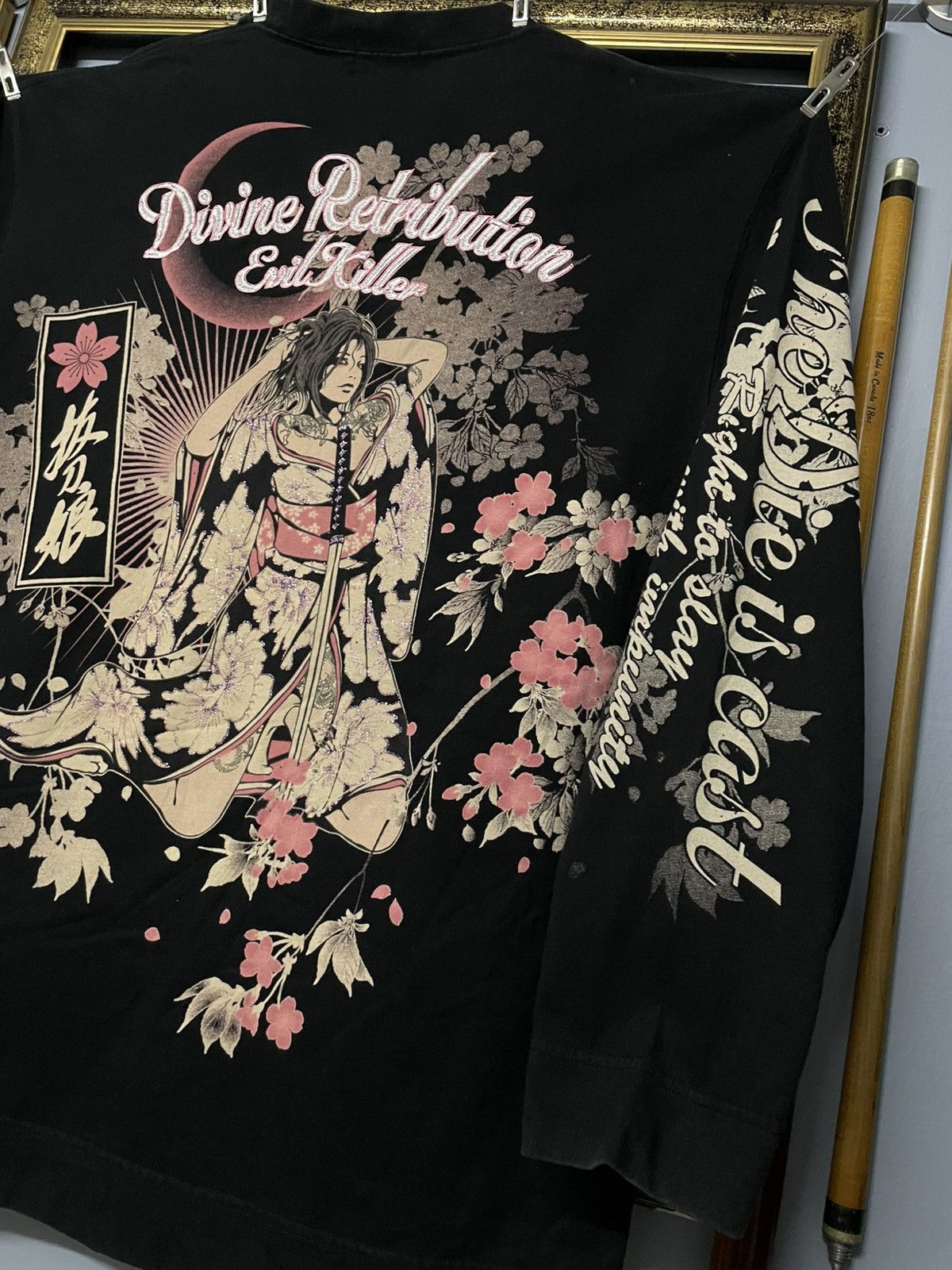 Designer × Japanese Brand × Vintage Vintage Japan Designer Karakuri Tamashi Evil Killer Sukajan Size US XL / EU 56 / 4 - 4 Thumbnail