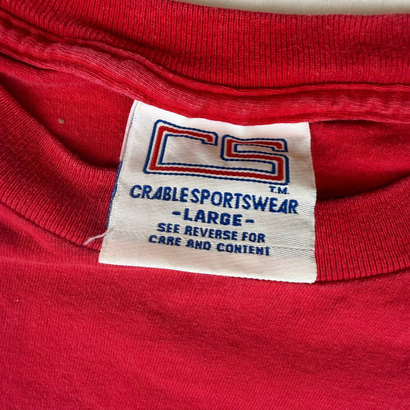 Other Vintage Crable Sportswear Indiana Hoosiers Tee Large Size US L / EU 52-54 / 3 - 4 Thumbnail
