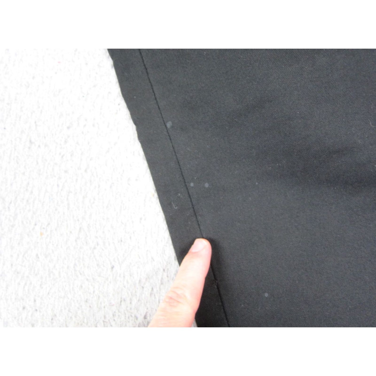 Gustin Gustin Pants Mens 31 Black Slim Straight Chino Button Fly Made in USA Size US 31 - 6 Thumbnail