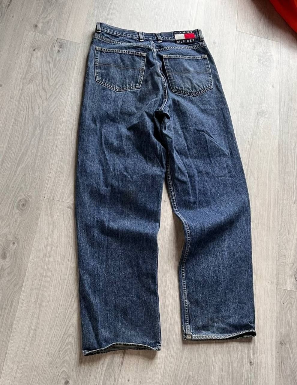 Tommy Jeans Vintage 90s Tommy Baggy Jeans Size US 34 / EU 50 - 1 Thumbnail