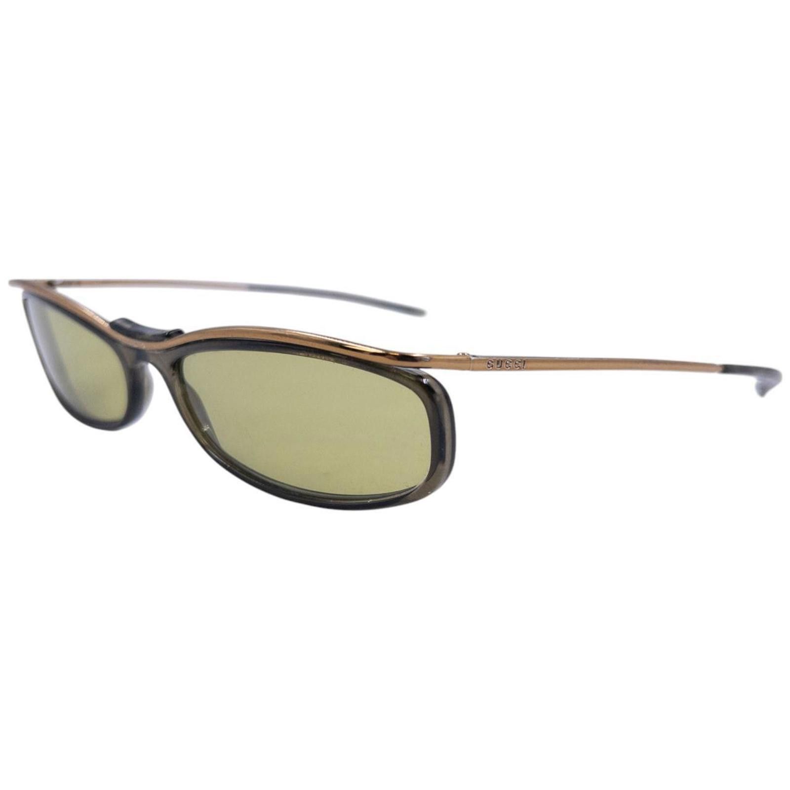 Gucci Vintage Gucci Wire Sunglasses Size ONE SIZE - 1 Thumbnail