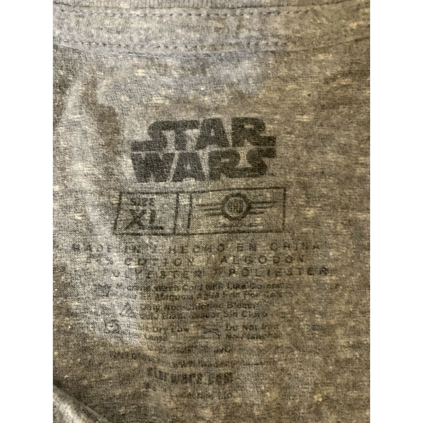 Star Wars Star Wars Rogue One Men’s Sz XL X Wing Rebel Gray Size US XL / EU 56 / 4 - 2 Thumbnail
