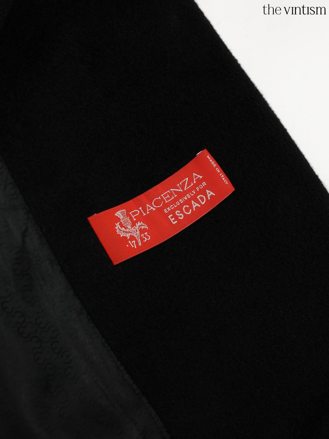 Escada Escada Archival Black Long Coat in Pure Virgin Wool DE 38 Size M / US 6-8 / IT 42-44 - 11 Thumbnail