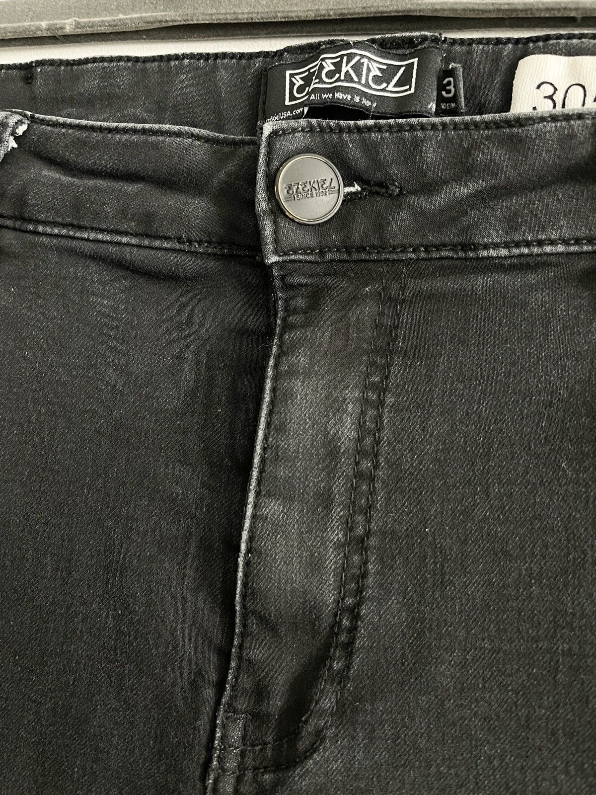 Ezekiel STEAL! 2000s Ezekiel Black Skinny Jeans Size US 36 / EU 52 - 4 Thumbnail