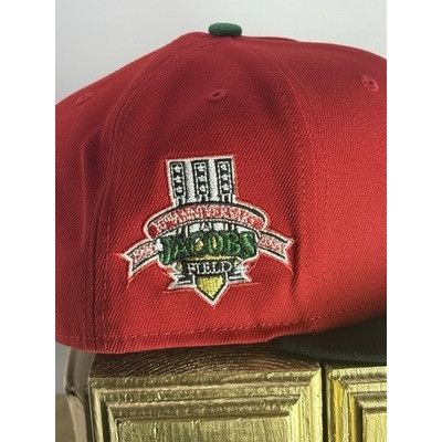 New Era Cleveland Indians Jacobs Field 10th Anniv 59FIFTY Fitted Hat Size ONE SIZE - 3 Thumbnail