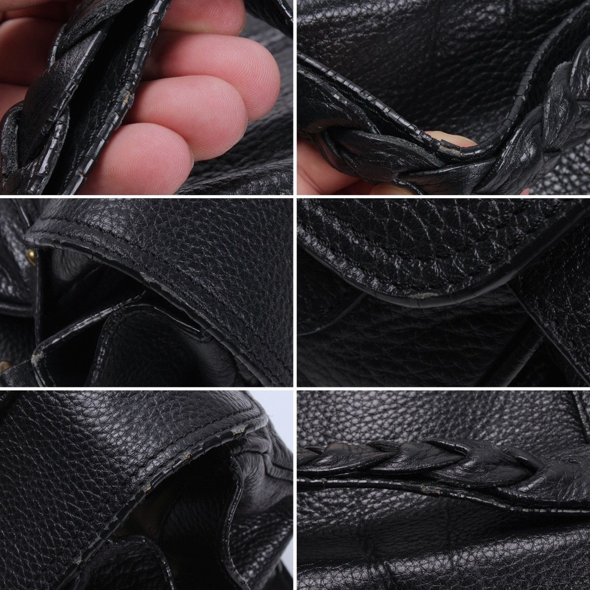 Designer × Mulberry MULBERRY Alexa Leather Black Handle Shoulder Bag 390207 Size ONE SIZE - 19 Thumbnail