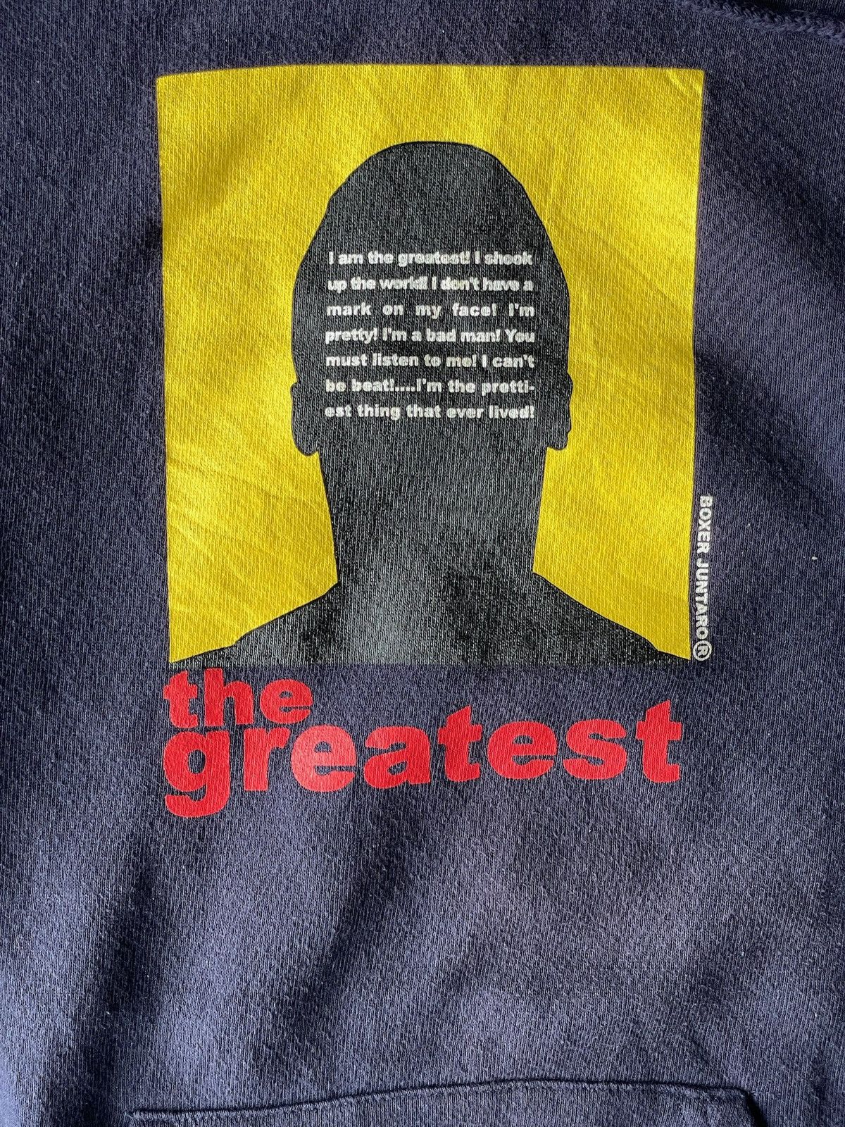 Japanese Brand Vintage Boxer Juntaro Greatest Hoodies /Travis Flacko Scott Size US M / EU 48-50 / 2 - 3 Thumbnail