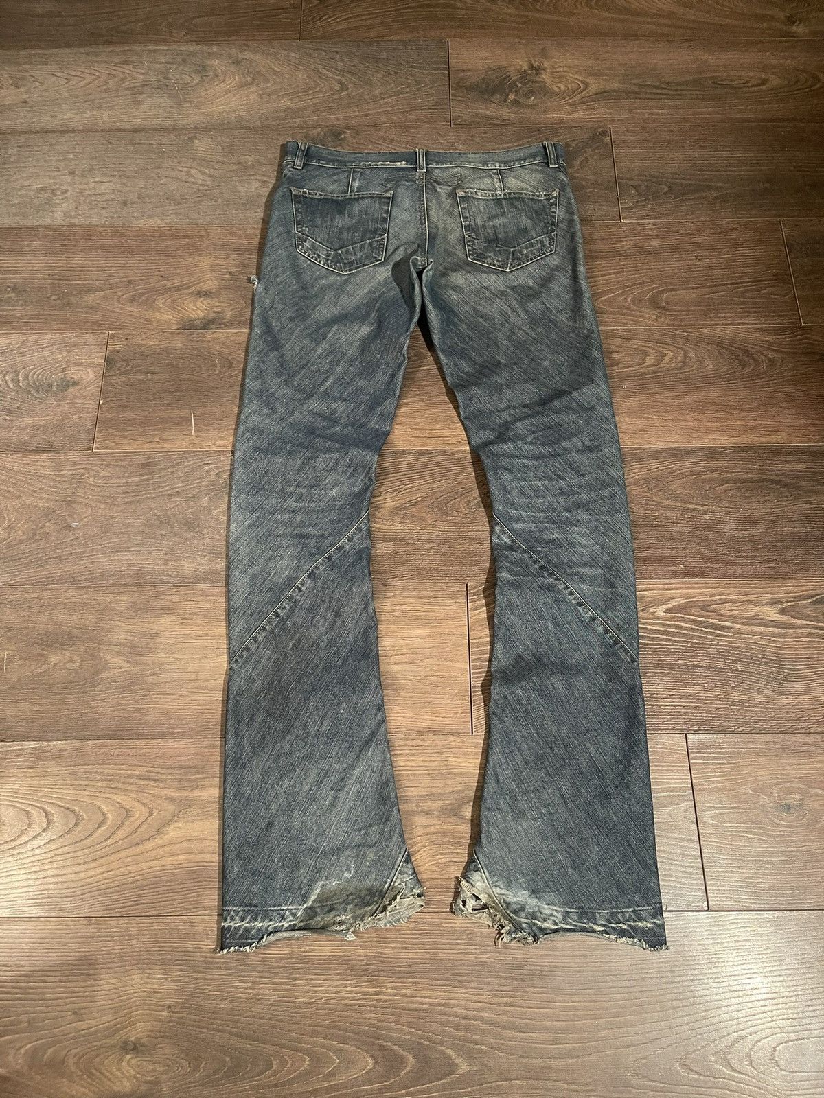 Rick Owens Rick Owens FW06 Dustulator Spiral Cut Jeans Size US 30 / EU 46 - 5 Thumbnail