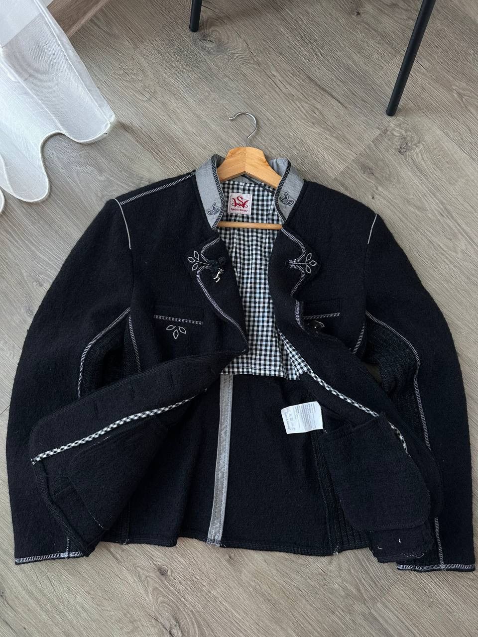 Other UK Vintage Spieth &Wensky Black Wool Jacket German Trachtenwear Size US S / EU 44-46 / 1 - 11 Thumbnail
