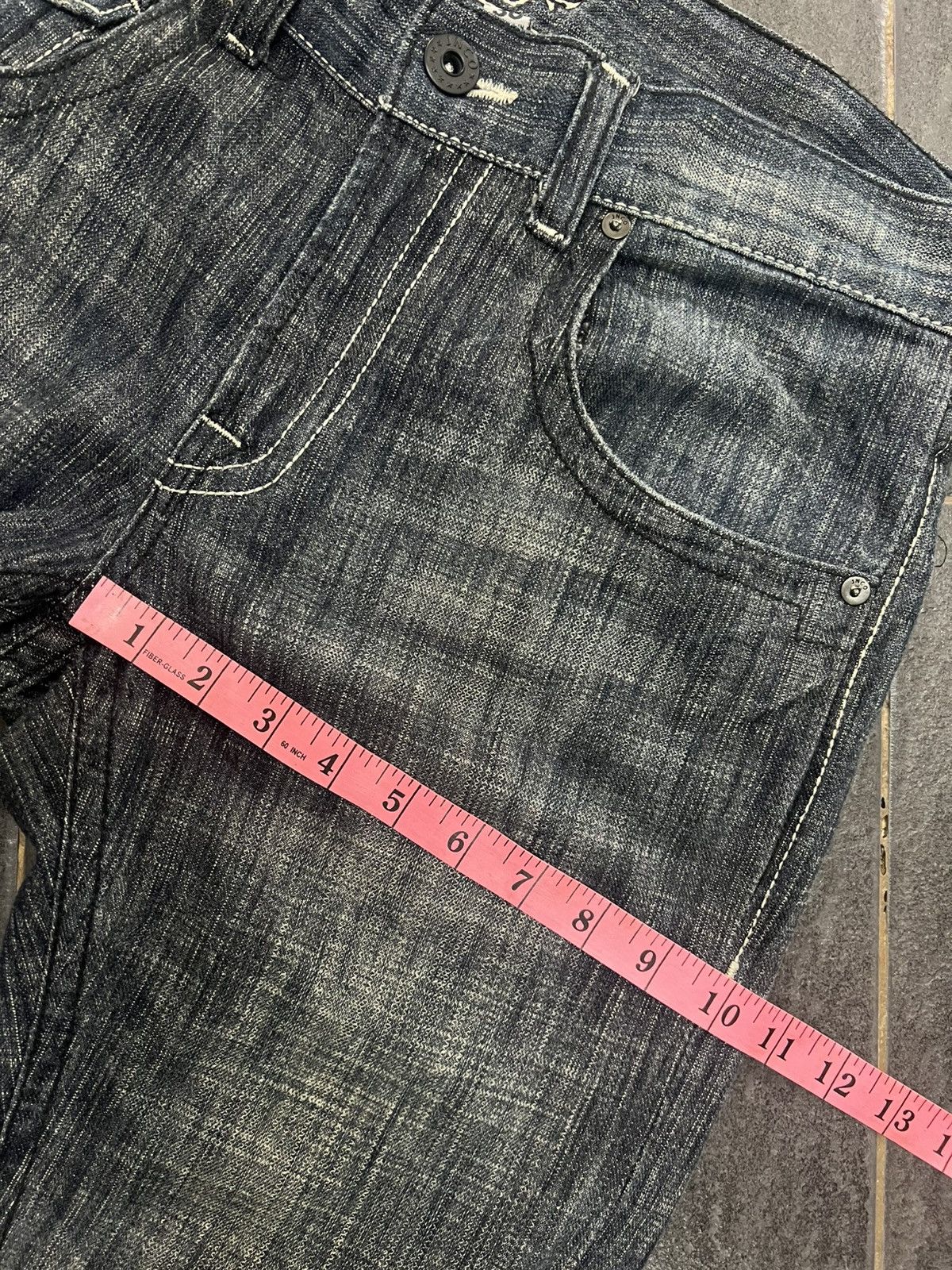 JNCO Vintage Y2K JNCO Cross Dark Wash Jeans Straight Denim Size US 32 / EU 48 - 22 Thumbnail