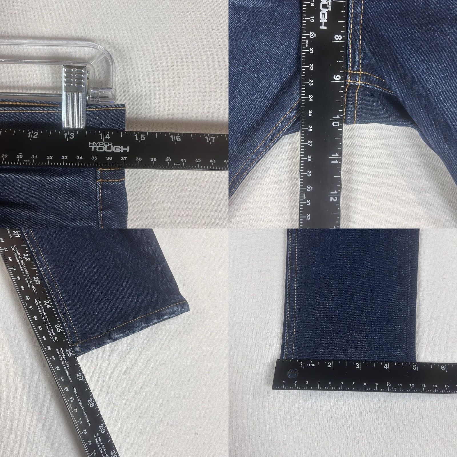 Rag & Bone Rag & Bone Jeans Ankle Skinny Womens 26 Dark Blue Denim 5-Pocket Stretch Slim Size 26" / US 2 / IT 38 - 9 Thumbnail