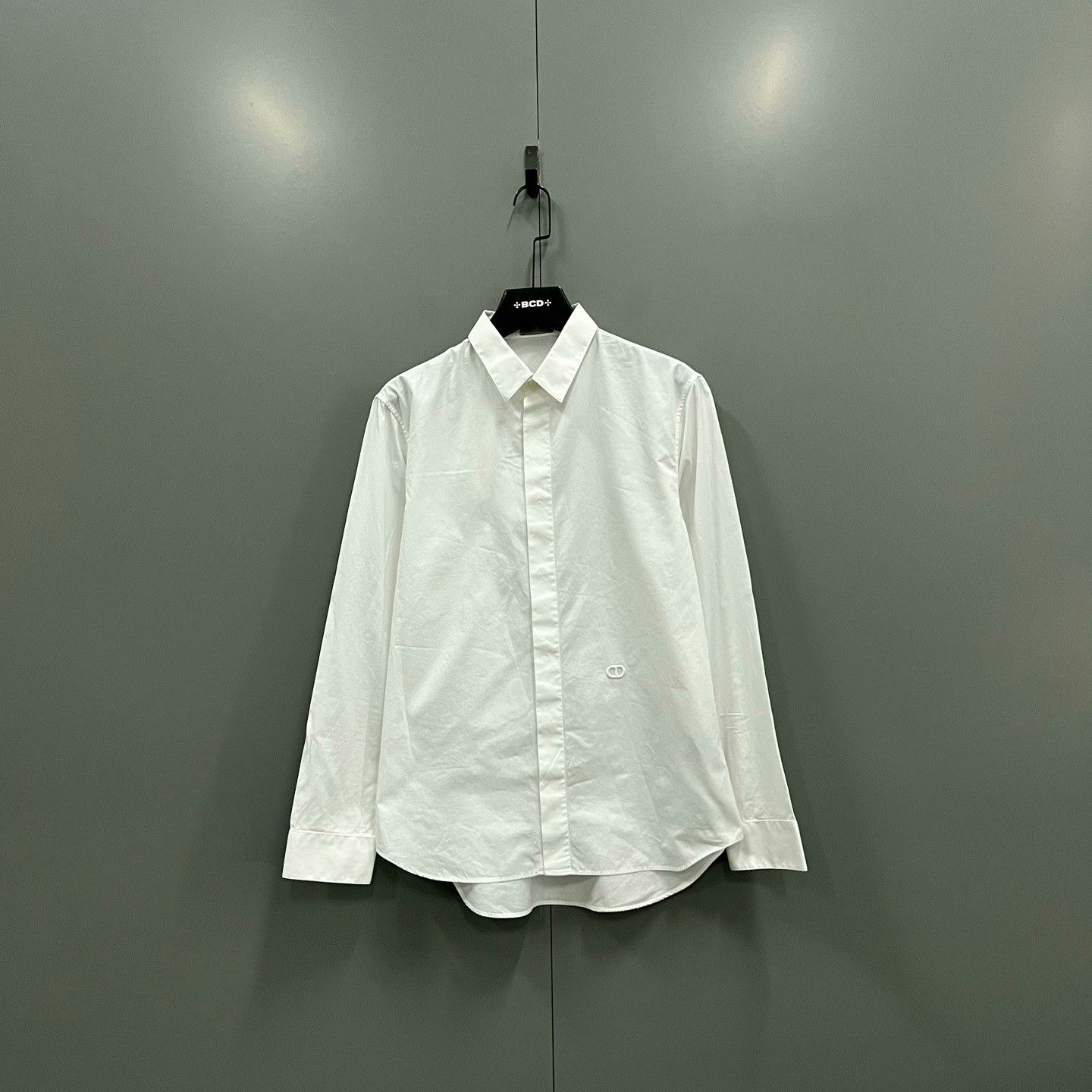 Dior Dior White CD Embroidered Shirt Size US XXS / EU 40 - 1 Thumbnail