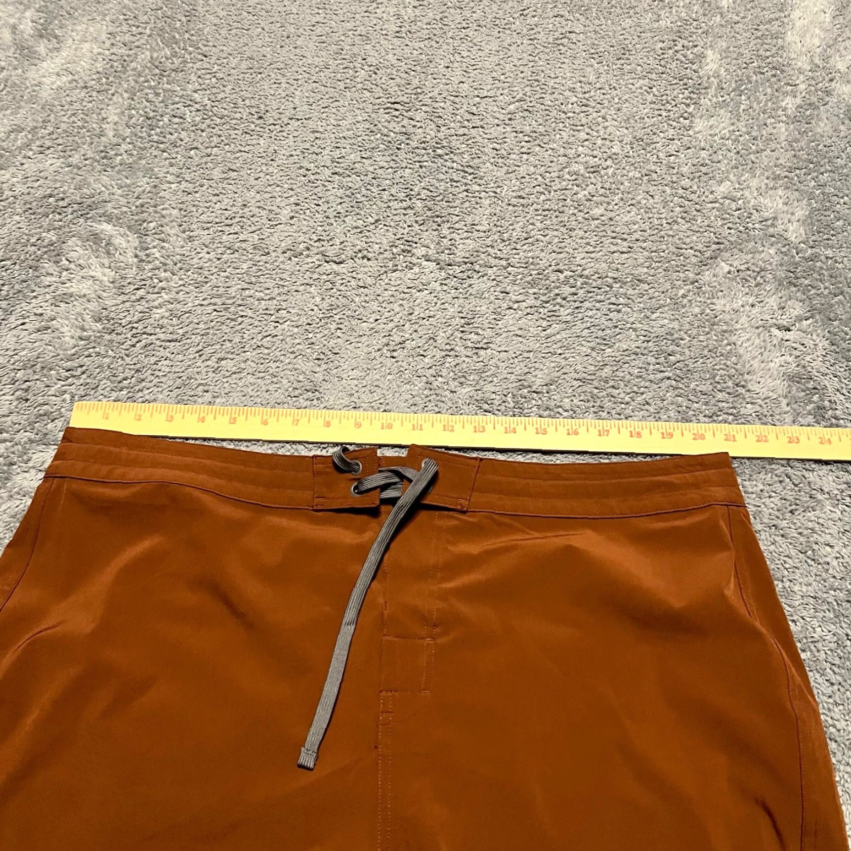 Prana Prana Board Shorts Mens 40 Brown Manzanita 7" Inseam Swim Trunks Suit Woven Mens Brown 40 Prana Board Shorts Size US 40 / EU 56 - 5 Thumbnail