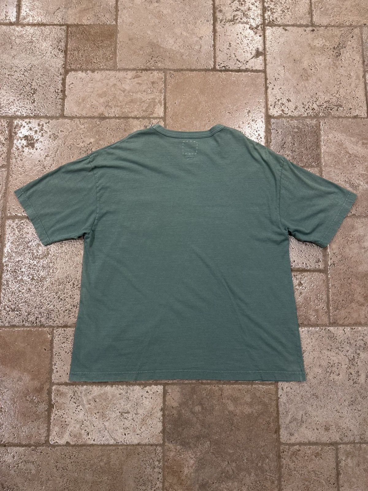 Japanese Brand Visvim Jumpo Amplus Green Pocket Short Sleeve T-Shirt Size US XXL / EU 58 / 5 - 13 Thumbnail