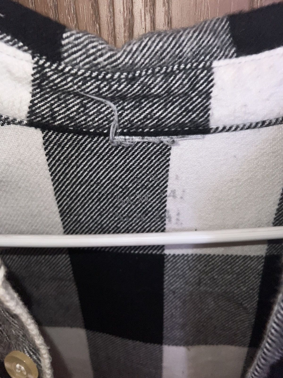 Anti Social Social Club Black and White ASSC Flannel (RARE) Size US L / EU 52-54 / 3 - 3 Thumbnail