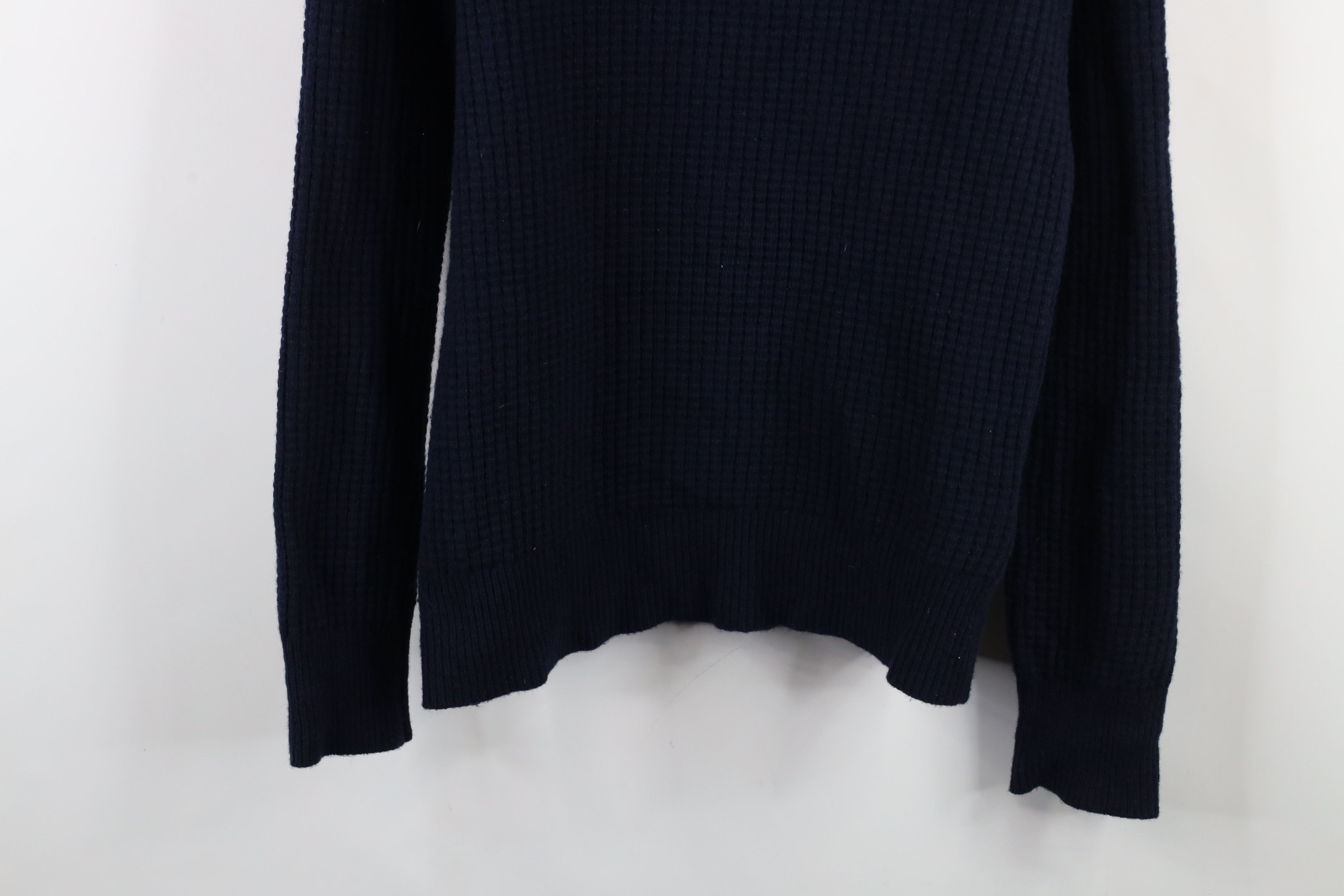 Banana Republic × Vintage Banana Republic Wool Italian Yarn Knit Thermal Sweater Blue Size US M / EU 48-50 / 2 - 3 Thumbnail