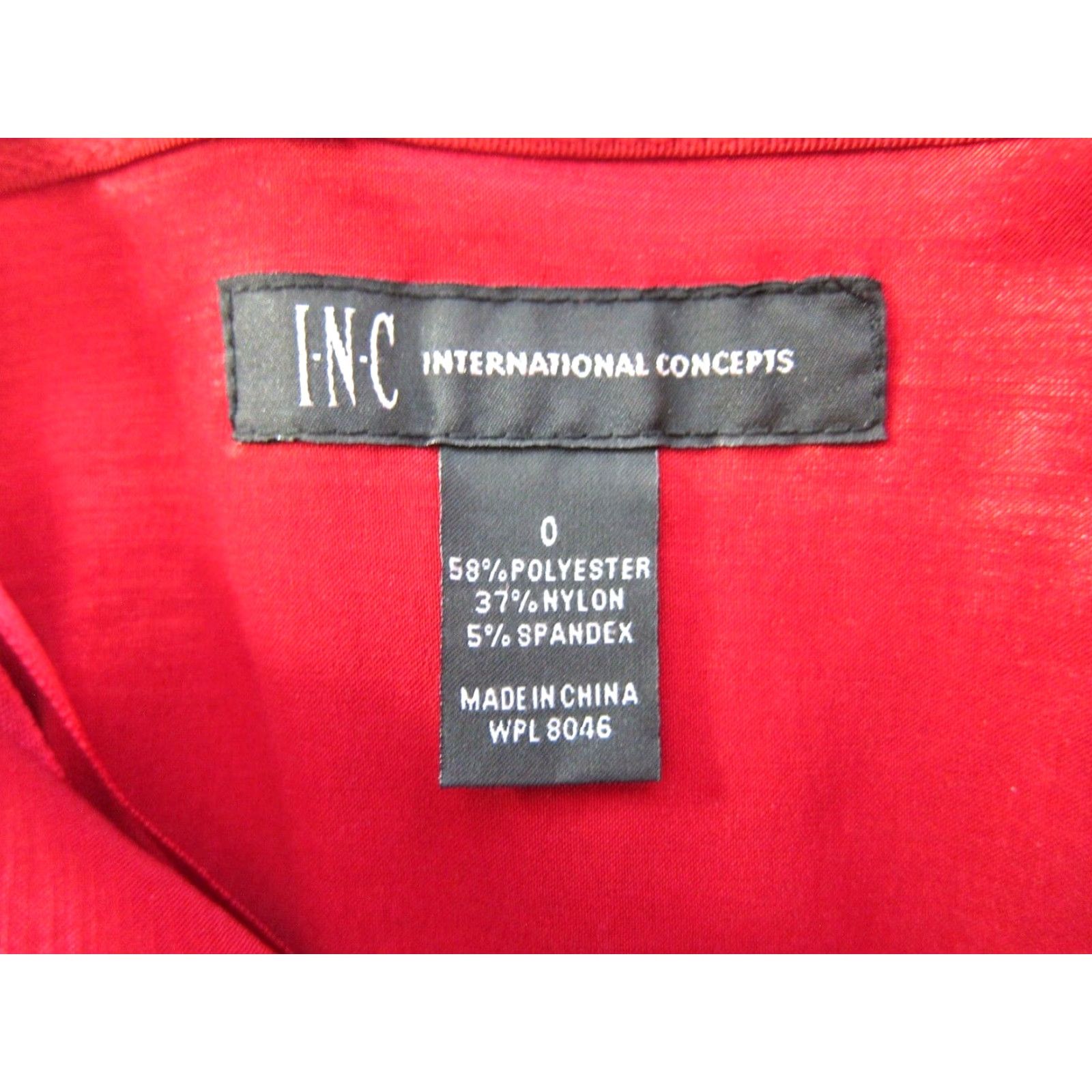 Vintage NWT INC International Concepts Red Rose Stretch Strapless Prom Party Dress 0 Size XS / US 0-2 / IT 36-38 - 4 Thumbnail
