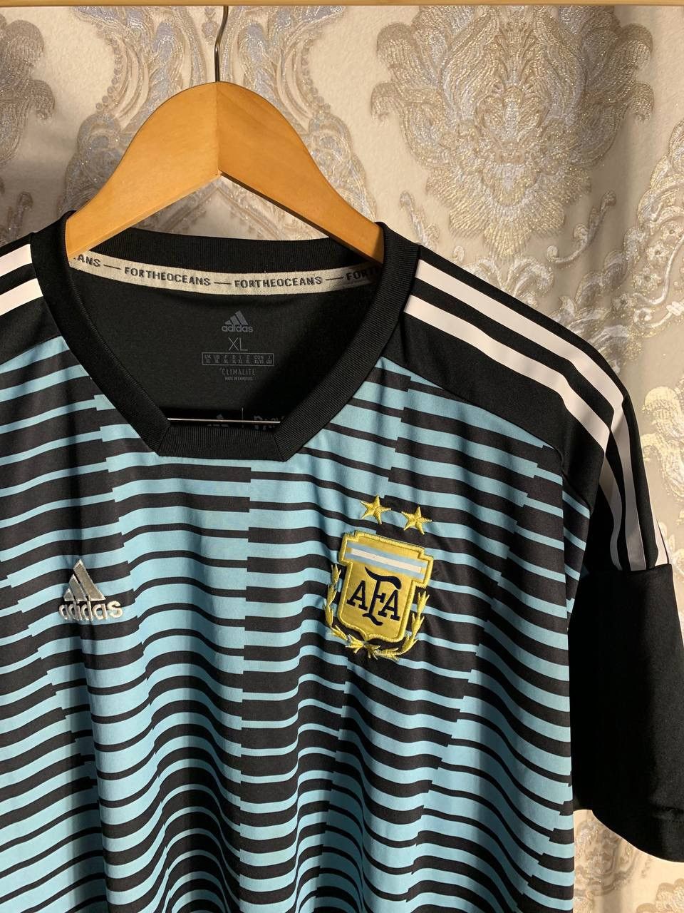 Adidas × Vintage VERY RARE ADIDAS PARLEY ARGENTINA SOCCER JERSEY BLOKECORE Size US XL / EU 56 / 4 - 3 Thumbnail