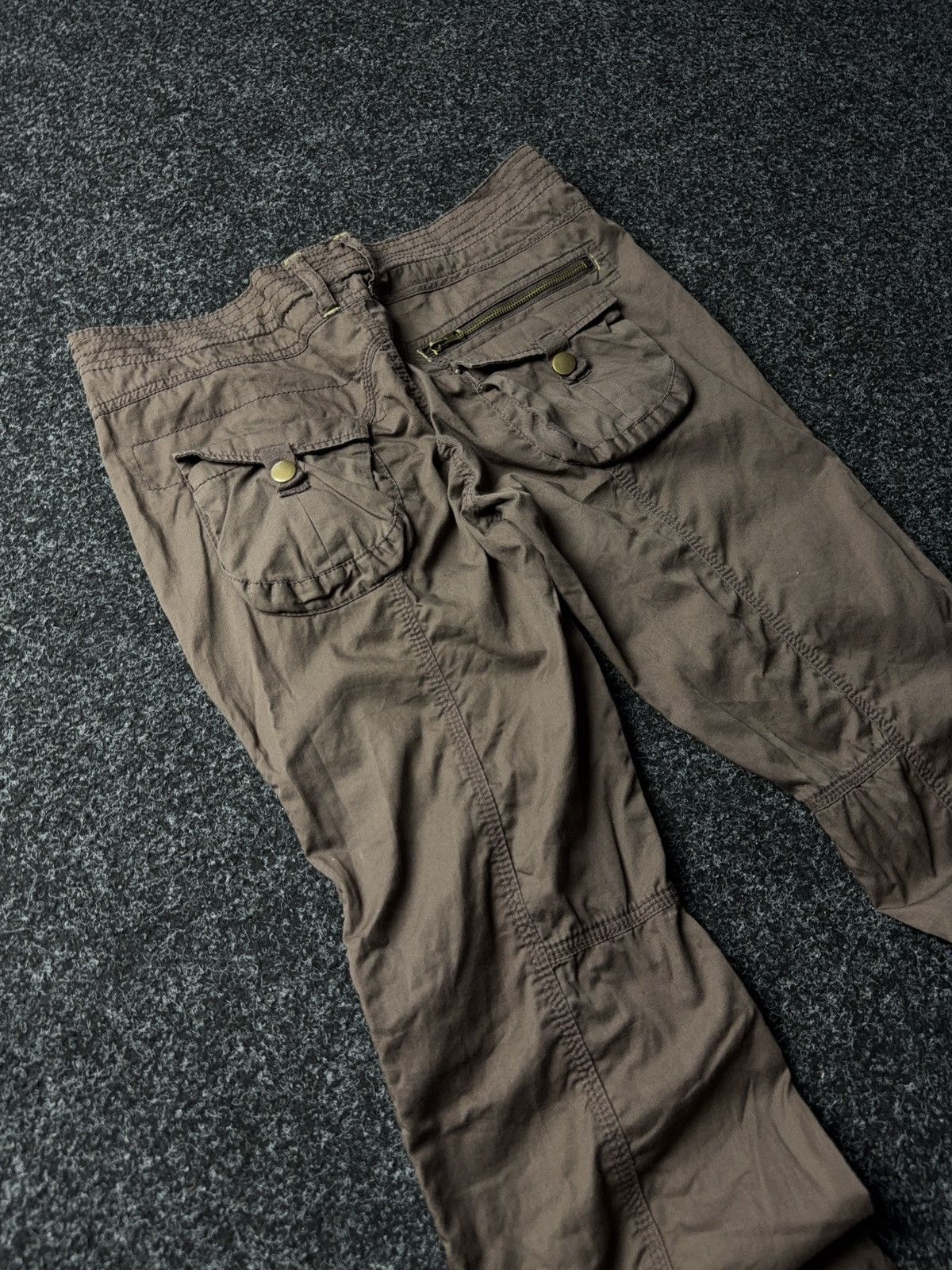 Japanese Brand × Vintage Vintage 90s Low Waist Flare Jeans Y2K