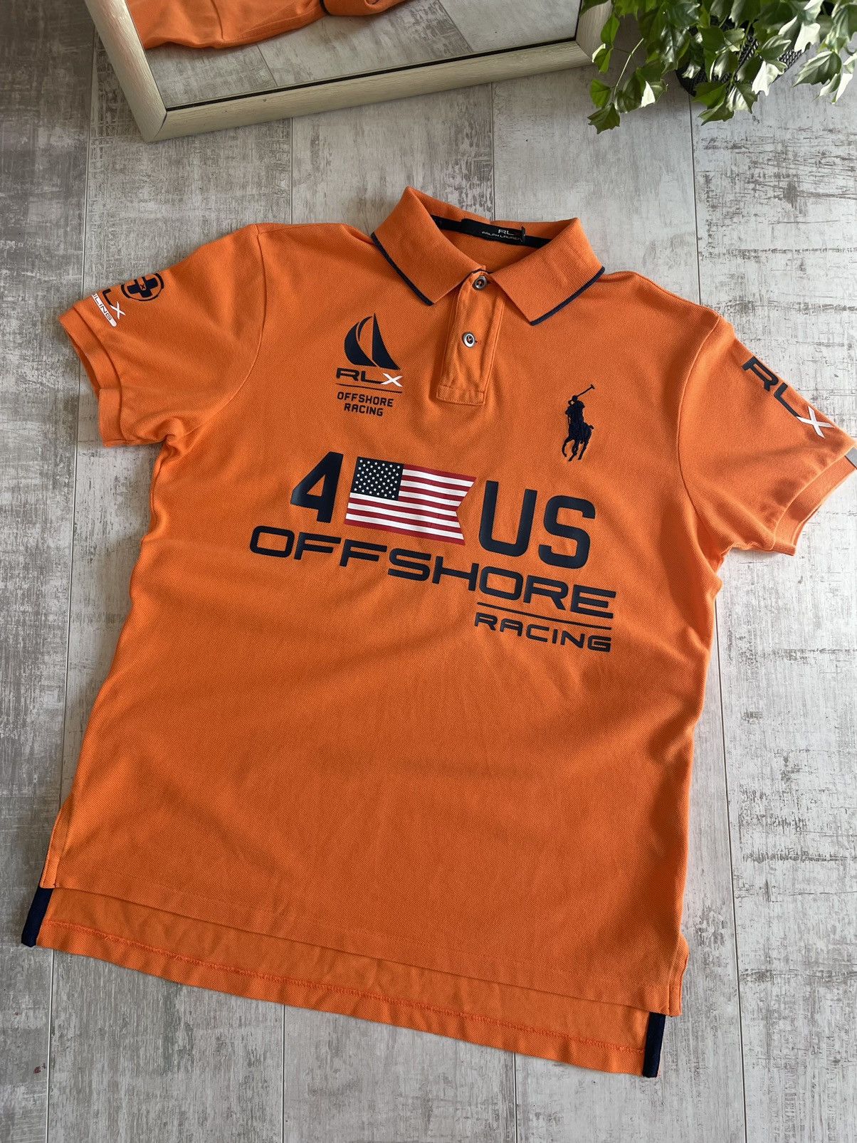 Polo Ralph Lauren × Vintage Vintage Polo Ralph Lauren RLX Polo Tee Y2K 🇺🇸USA RARE Size US M / EU 48-50 / 2 - 3 Thumbnail