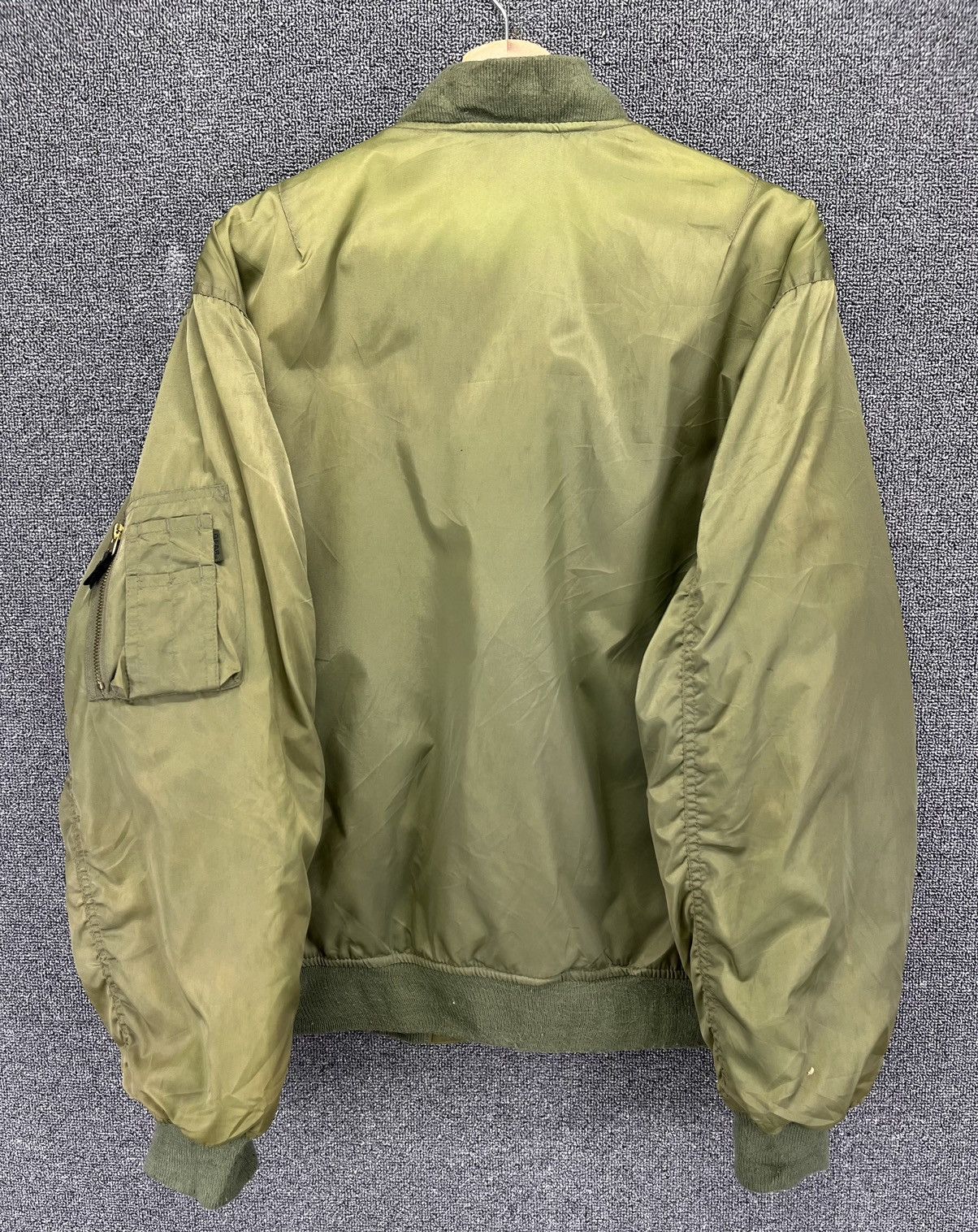 Japanese Brand Vintage Gear Japanese Zip Up Bomber Jacket Size US L / EU 52-54 / 3 - 8 Thumbnail