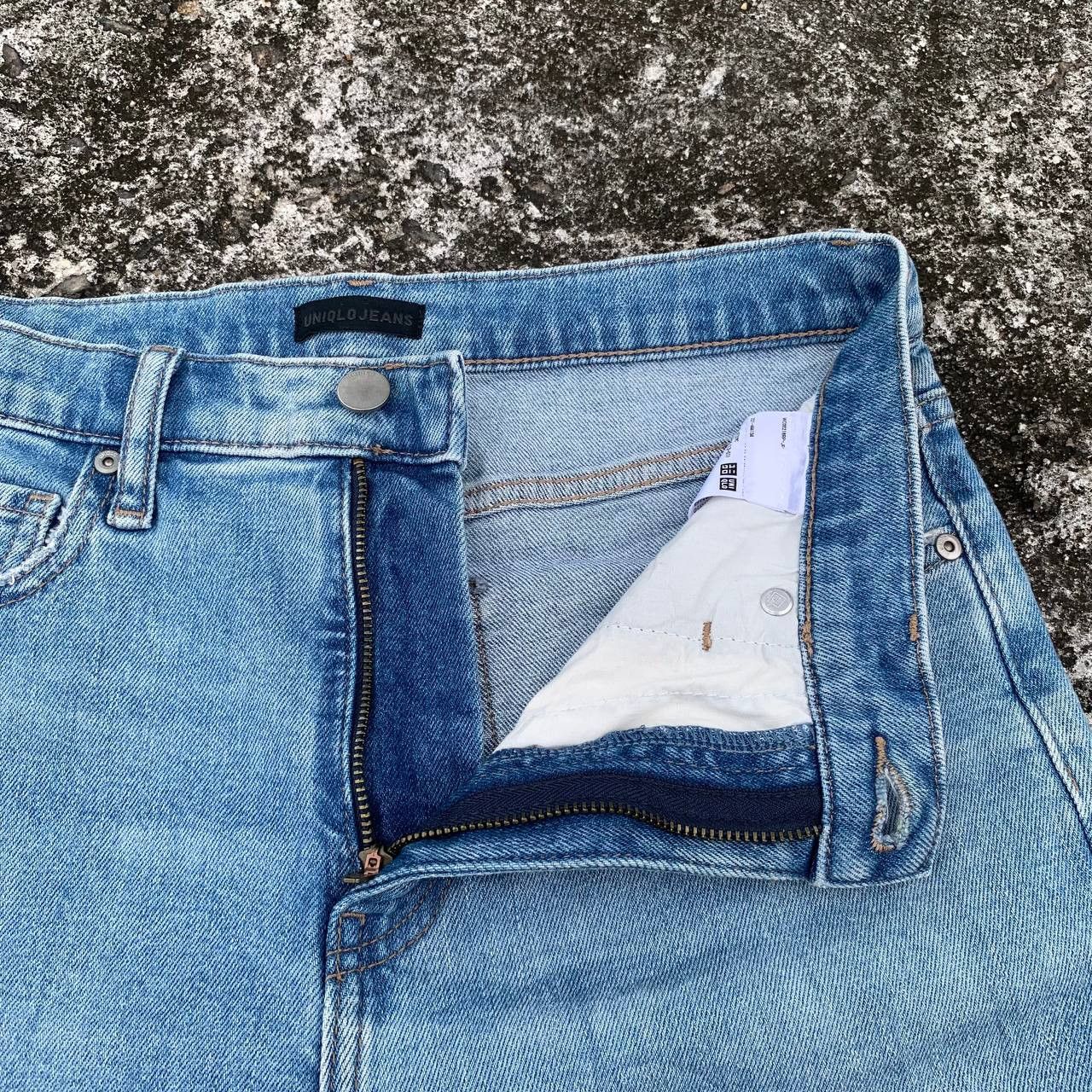 Uniqlo Women Uniqlo Slim Straight Jeans Fabric By Kaihara Size 28" / US 6 / IT 42 - 10 Thumbnail