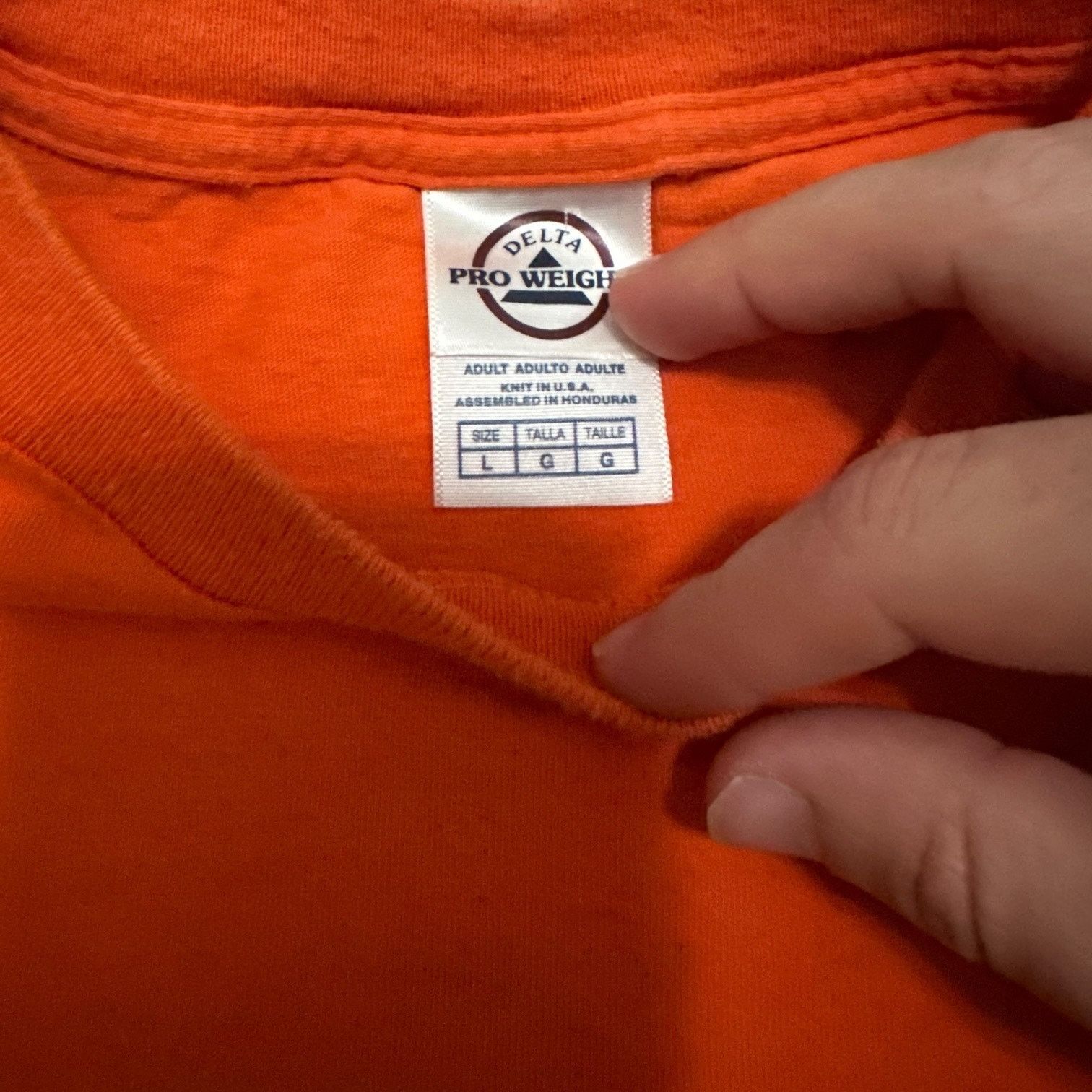 Delta Reese’s peanut butter cup orange tee Size US L / EU 52-54 / 3 - 3 Thumbnail